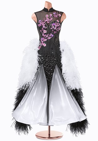 Midnight Violet Ballroom Gown MF-B0413