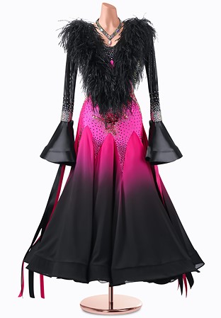 Raven Bloom Ballroom Gown MQ-B307