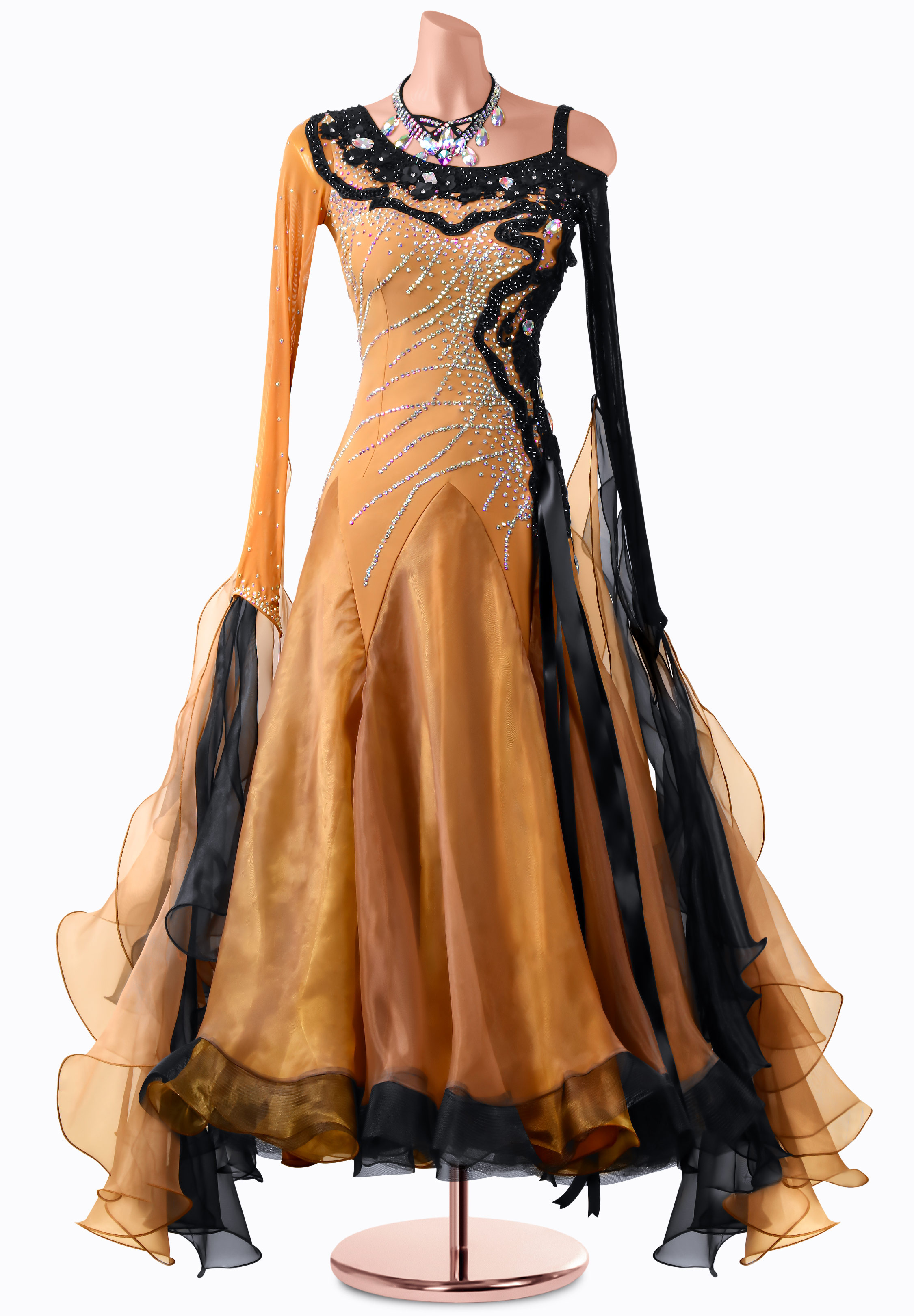Midnight Sand Ballroom Gown MQ-B319