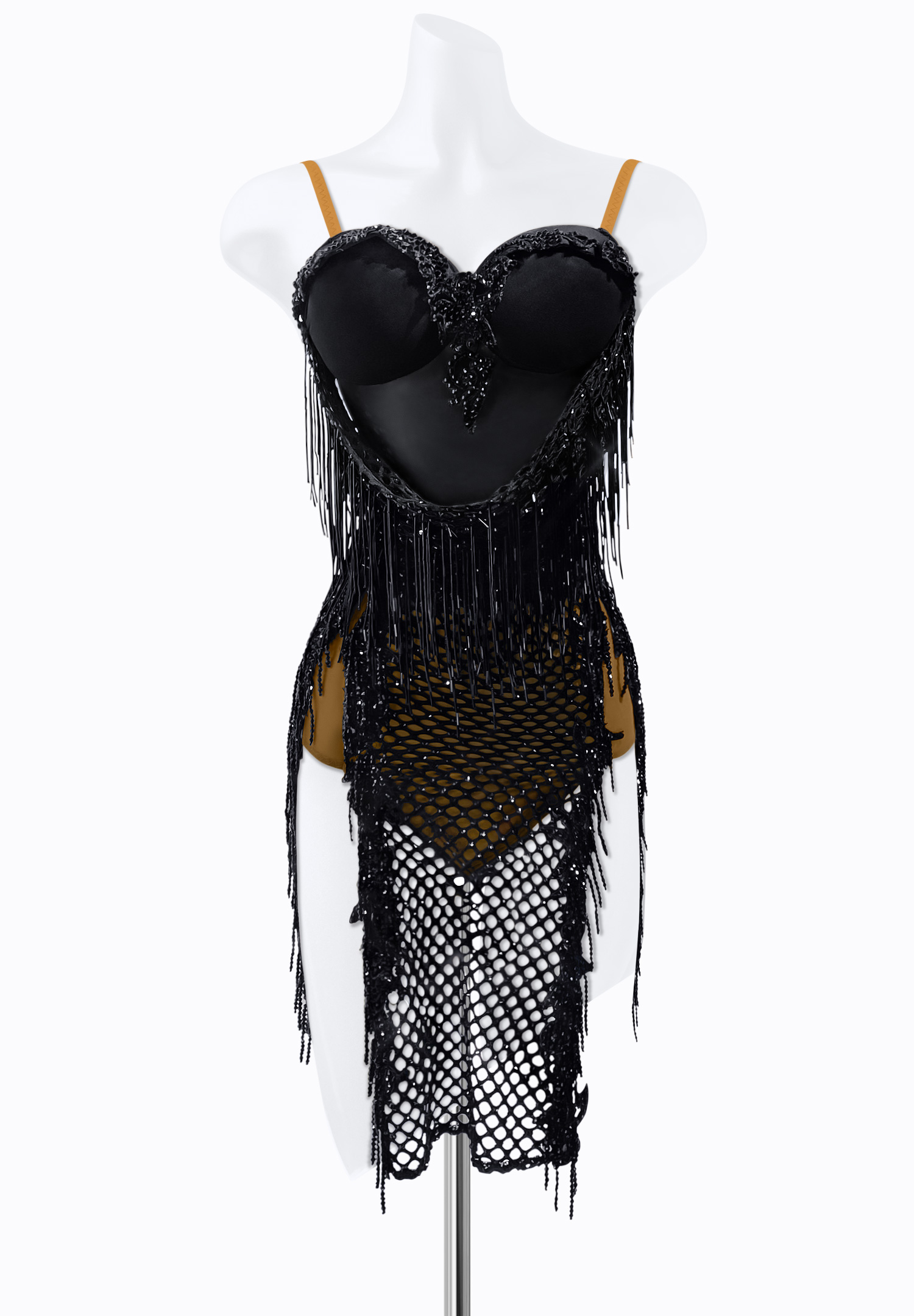 Midnight Net Latin Dress PR-L215147