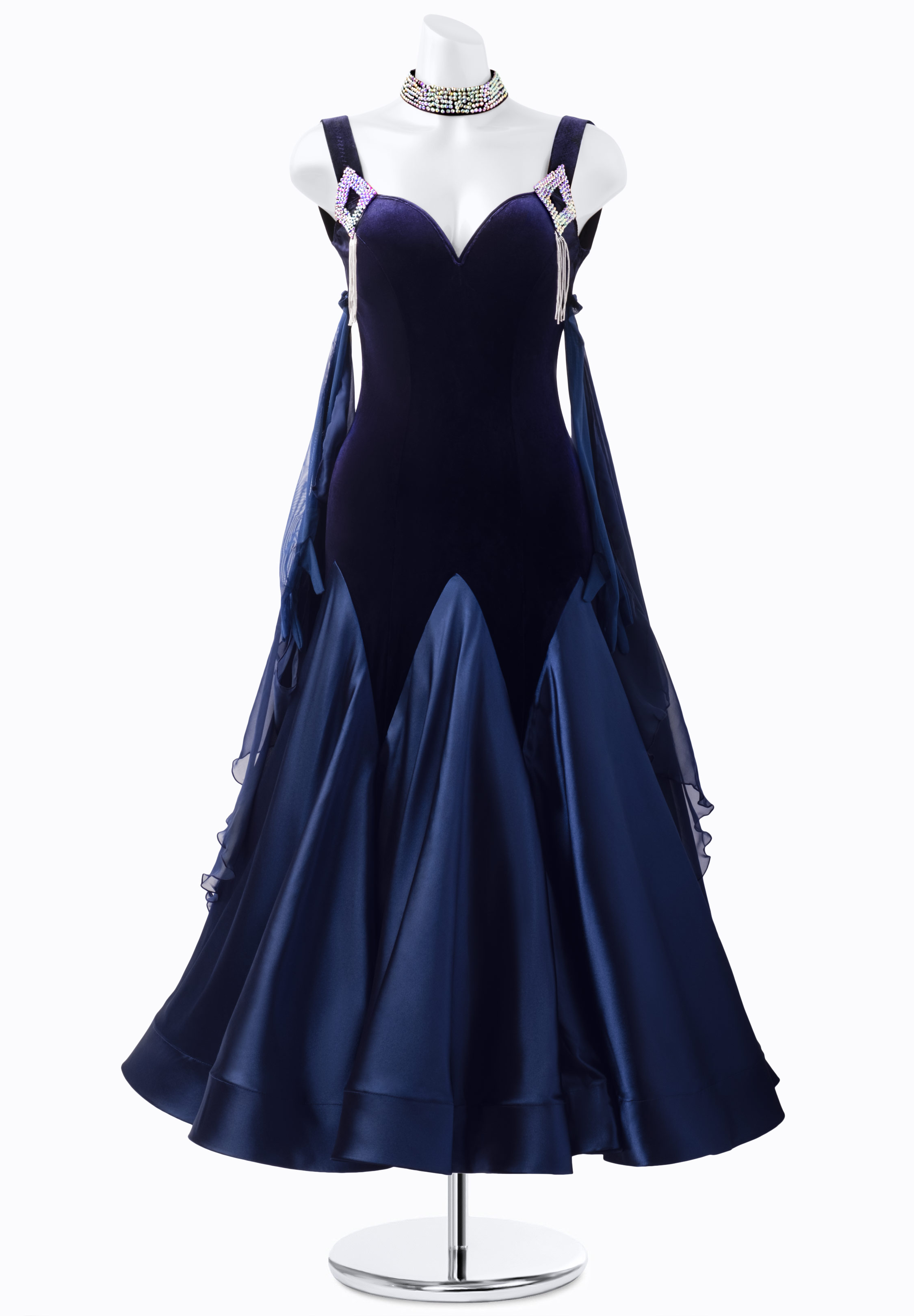 Midnight Velvet Ballroom Gown PR-B210046