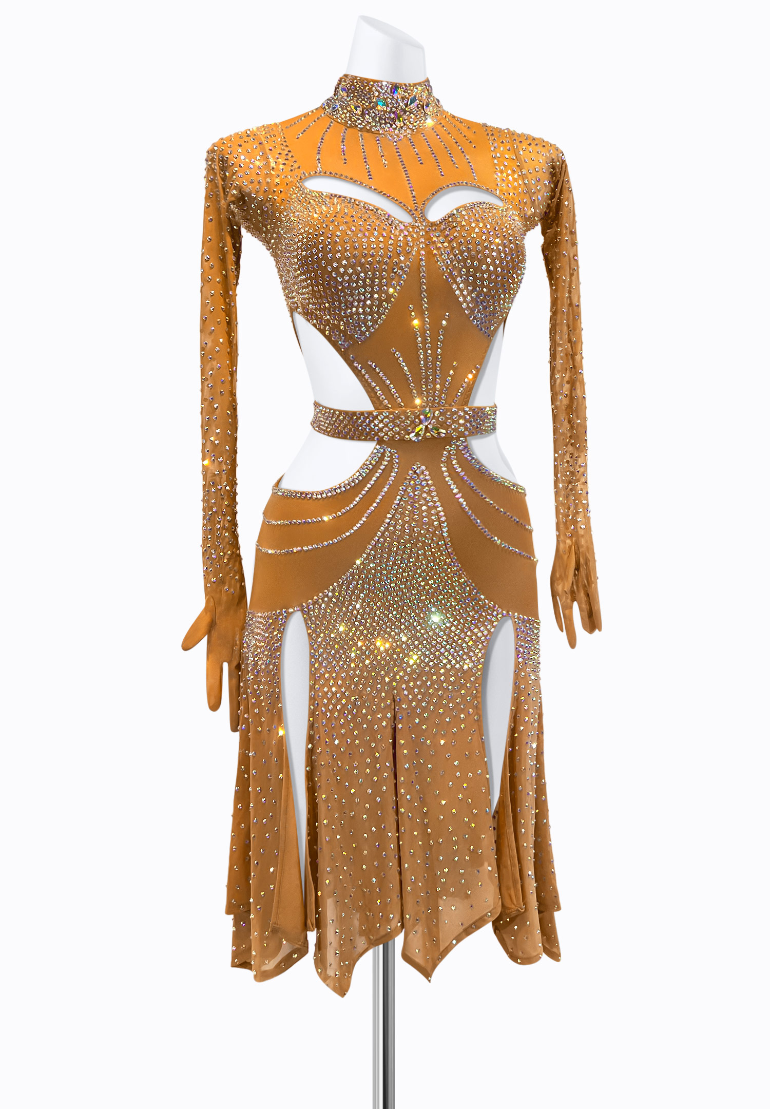 Mocha Sands Latin Dress PR-L225115