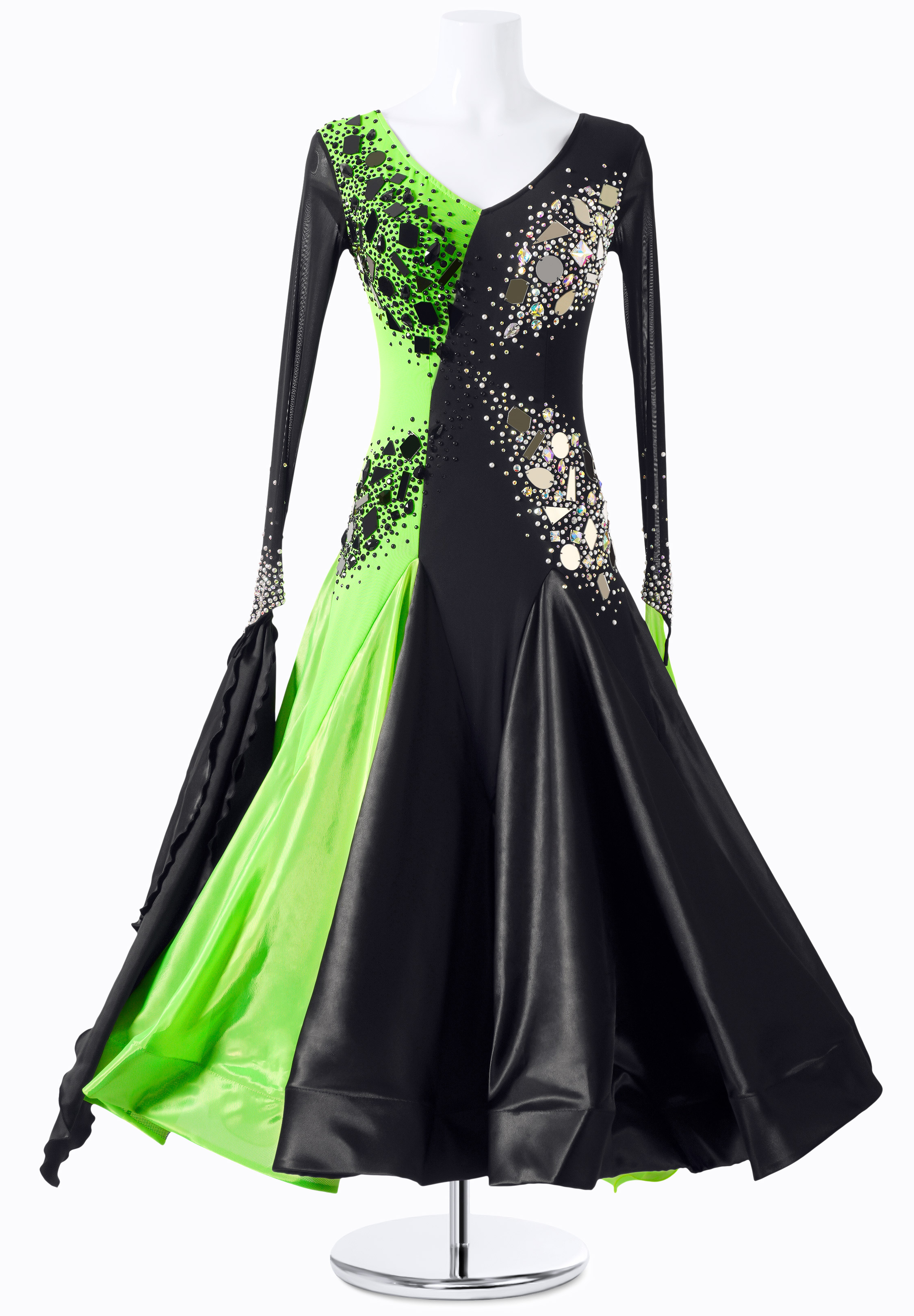 Neon Flash Ballroom Costume MF-B0157