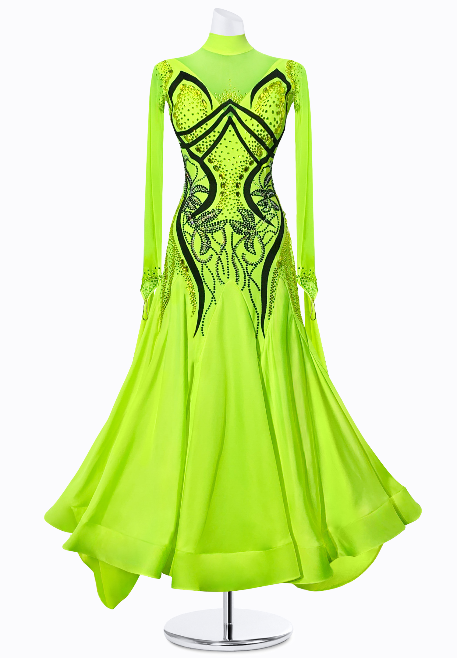 Neon Flow Ballroom Gown JT-B5027