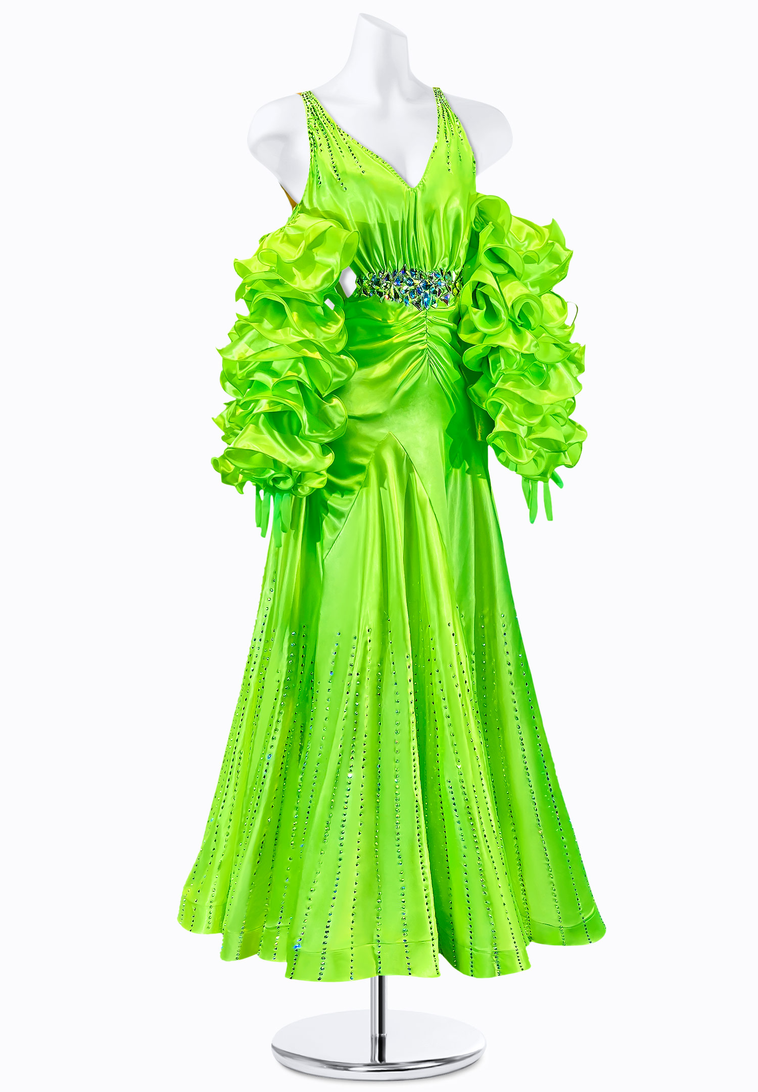 Neon Frill Ballroom Gown PR-B230002