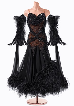 Noir Mirage Ballroom Gown TID-BM1100H