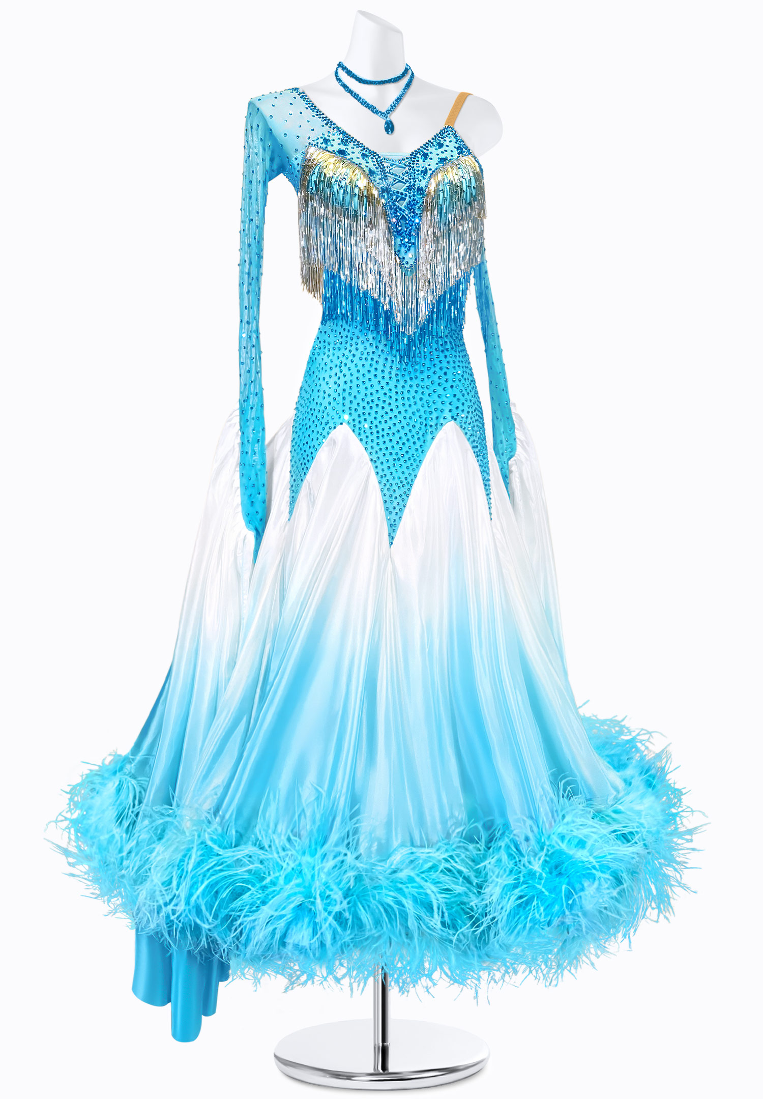 Ombre Shimmer Ballroom Gown PR-B220025