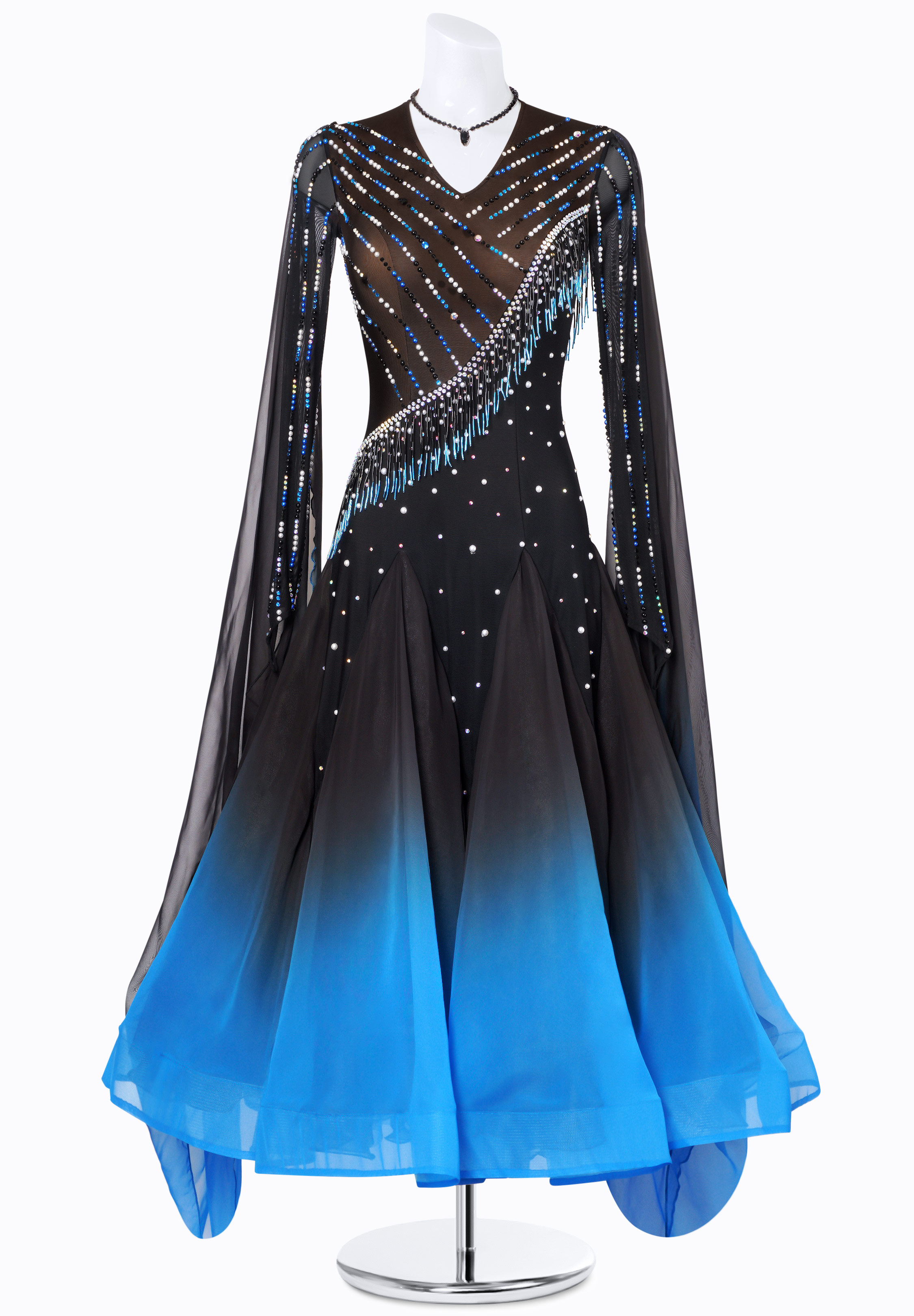 Ombre Sky Ballroom Gown MF-B0275