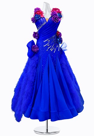 Aqua Rose Ballroom Gown PR-B250002