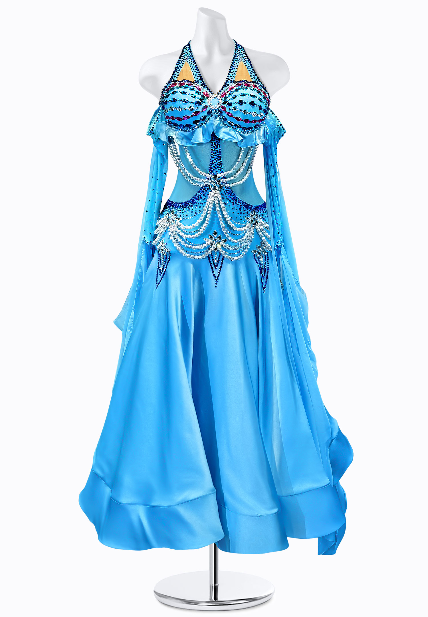 Pearly Ice Ballroom Gown PR-B250015