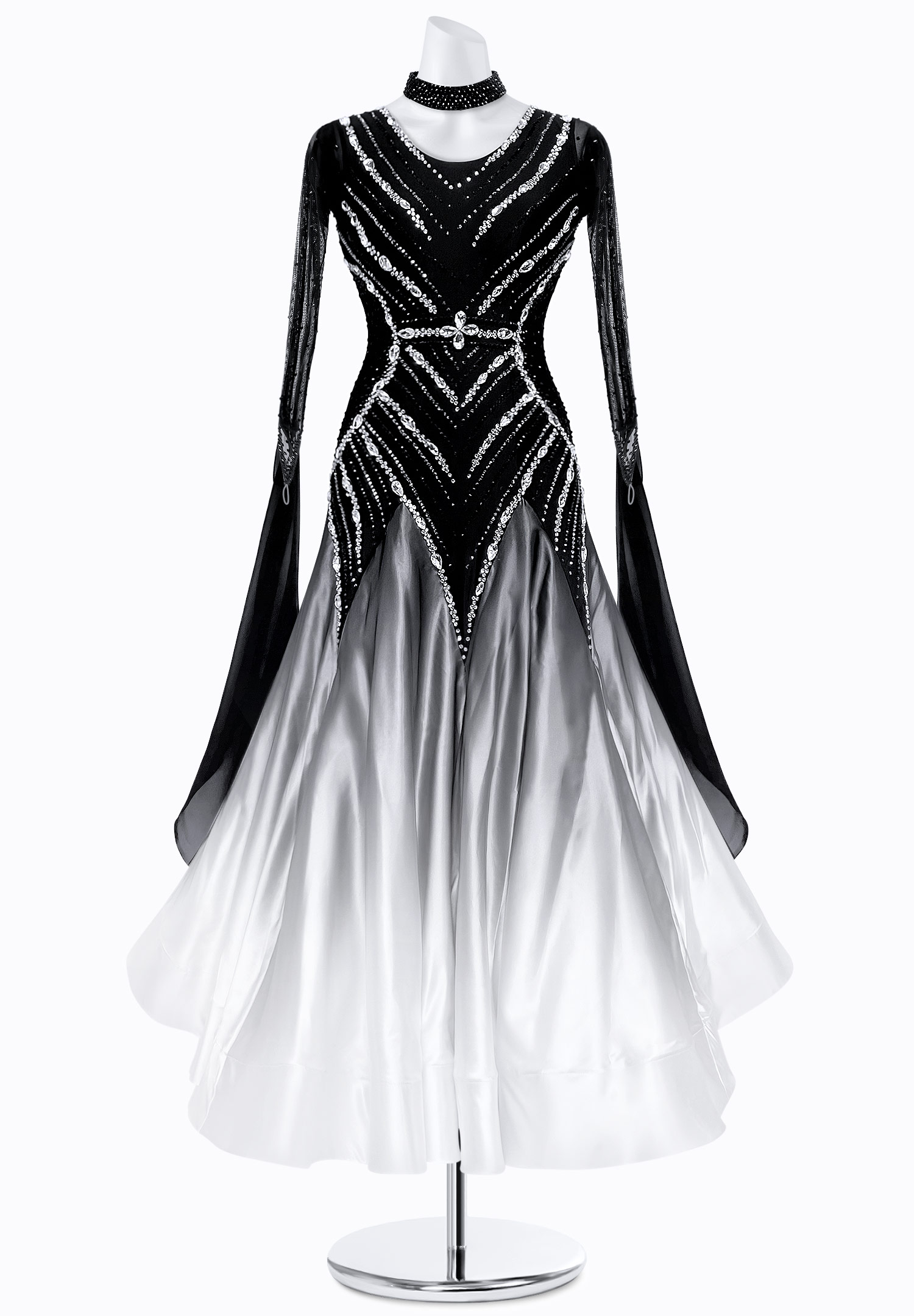 Faded Domino Ballroom Gown PR-B250062