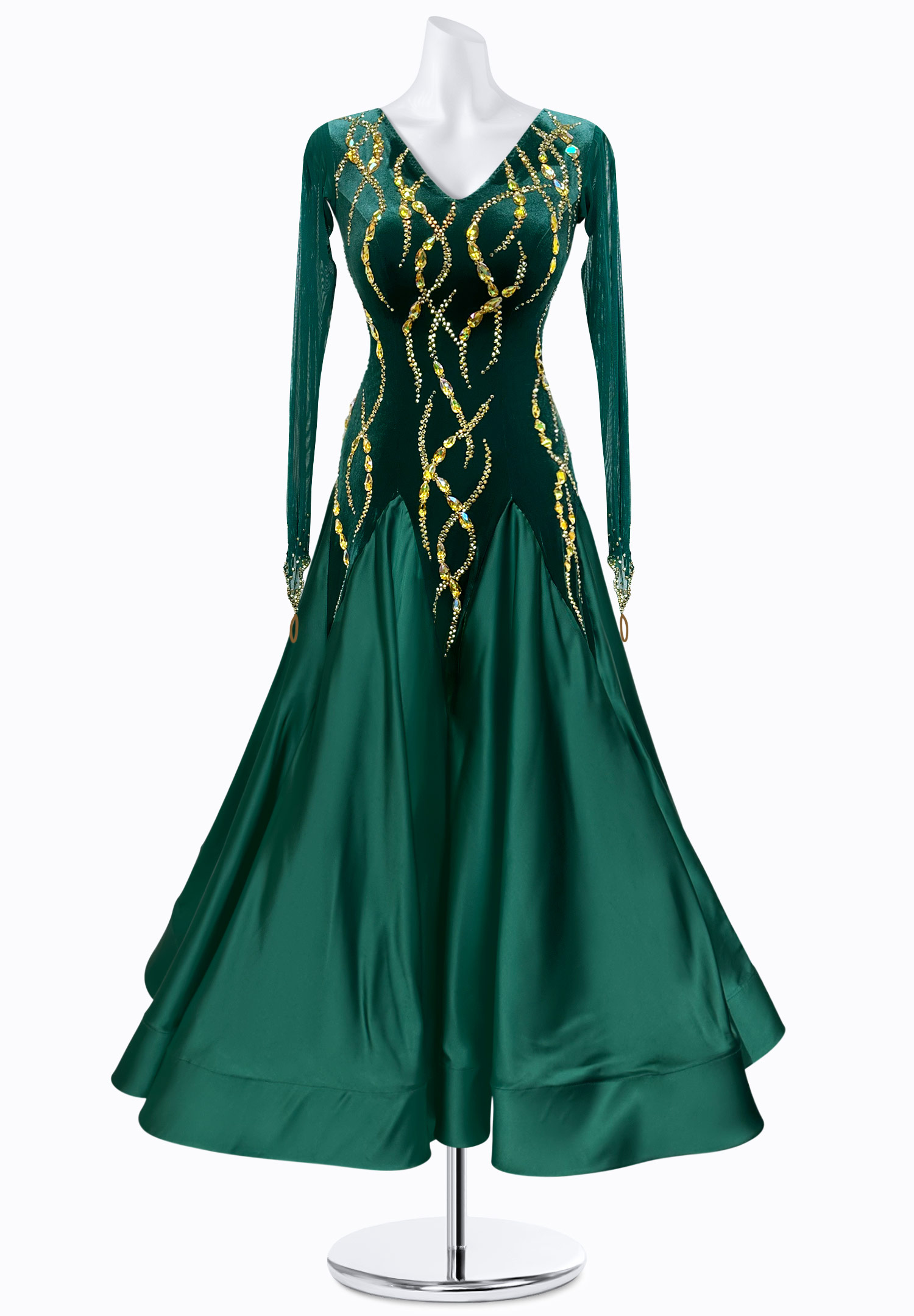 Emerald Whisper Ballroom Gown PR-B250068