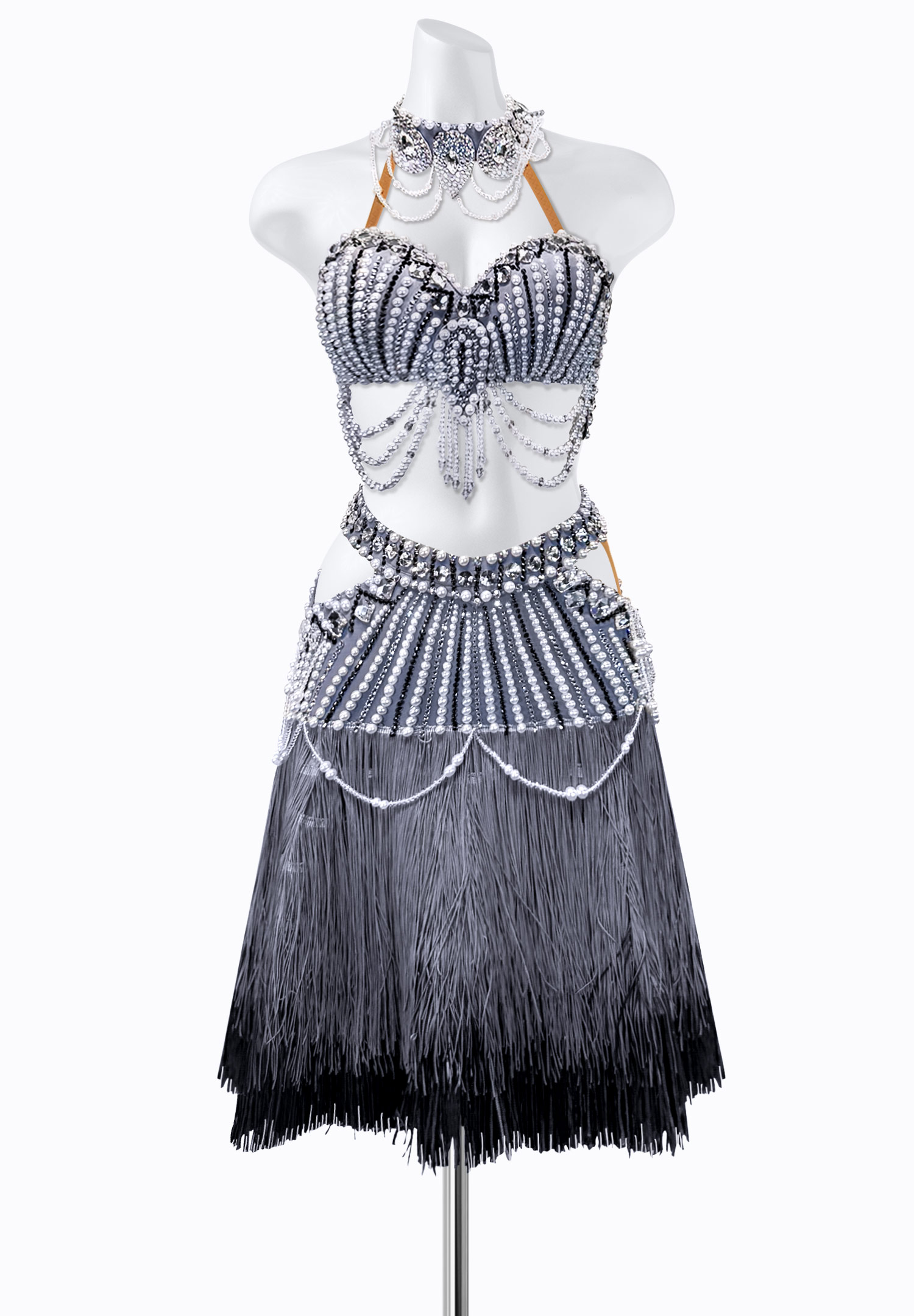 Pearly Allure Latin Dress PR-L250011