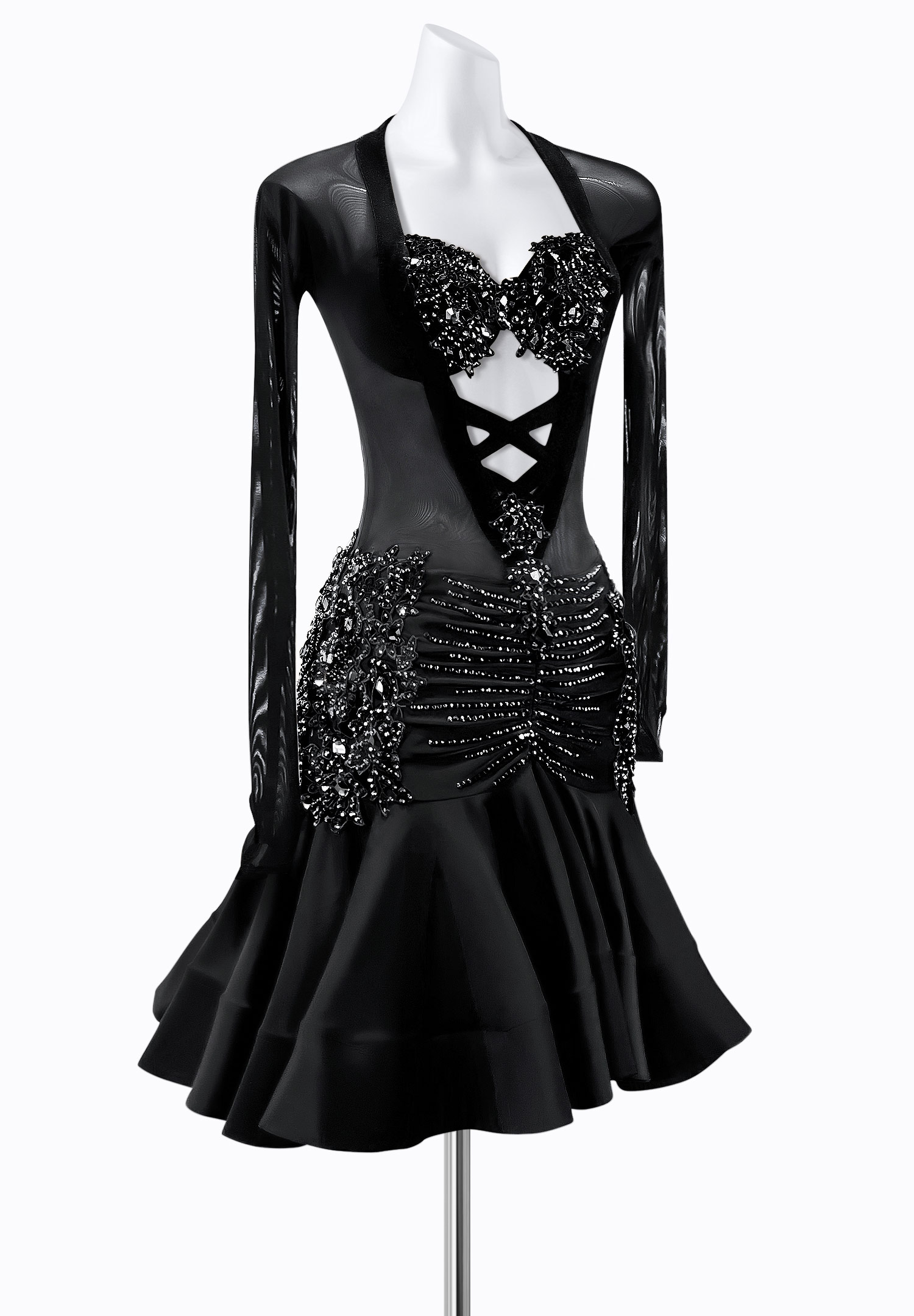Nighttime Rhythm Latin Dress PR-L250018