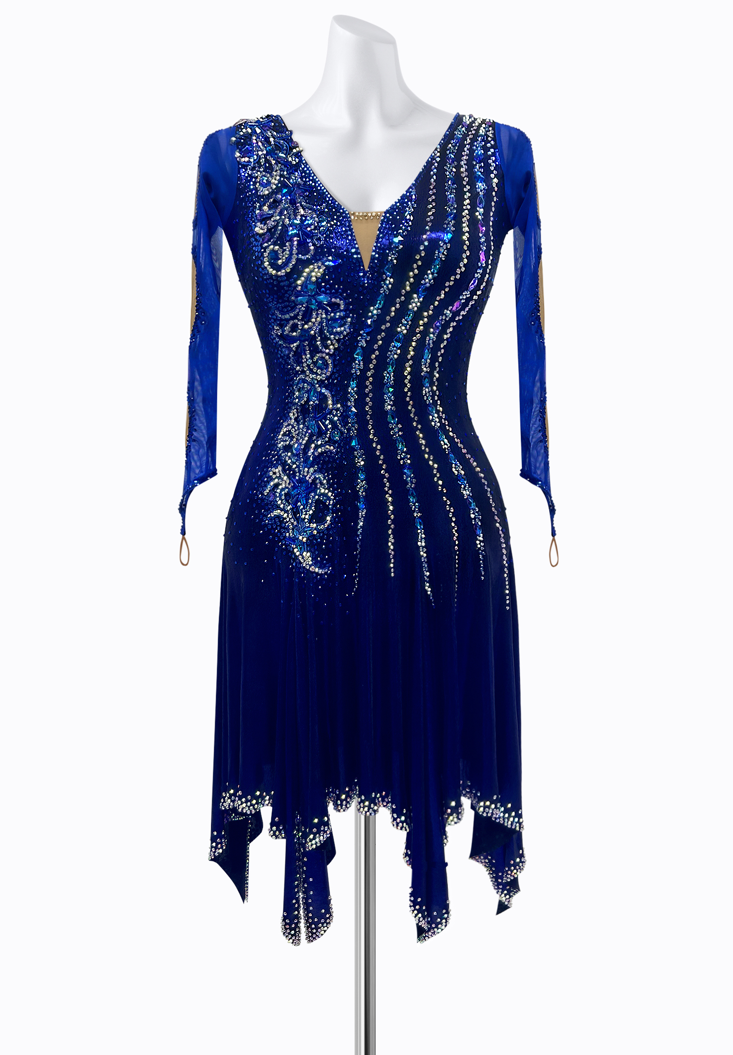 Serene Wave Latin Dress PR-L250036