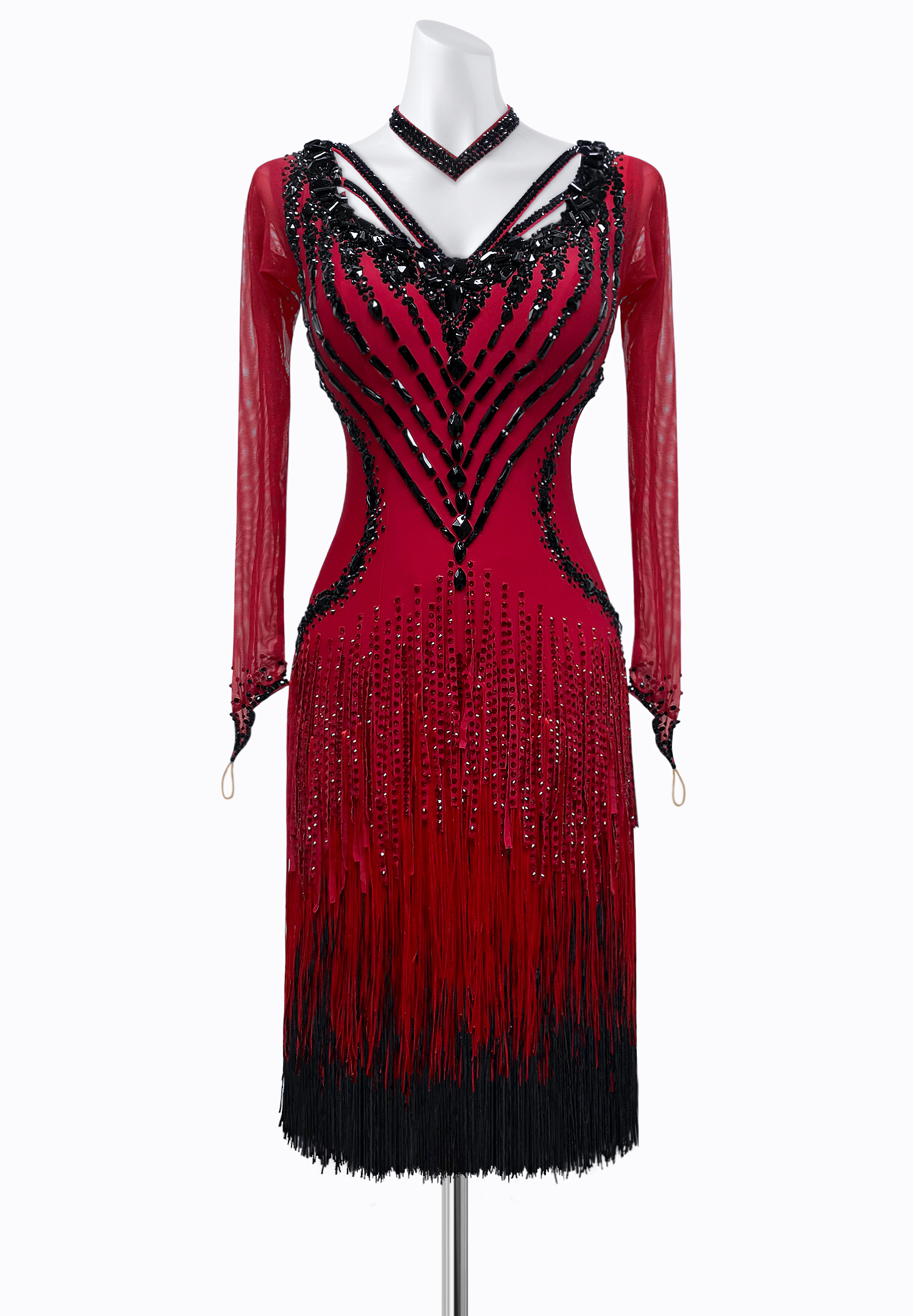 Ebony Lava Latin Dress PR-L250039