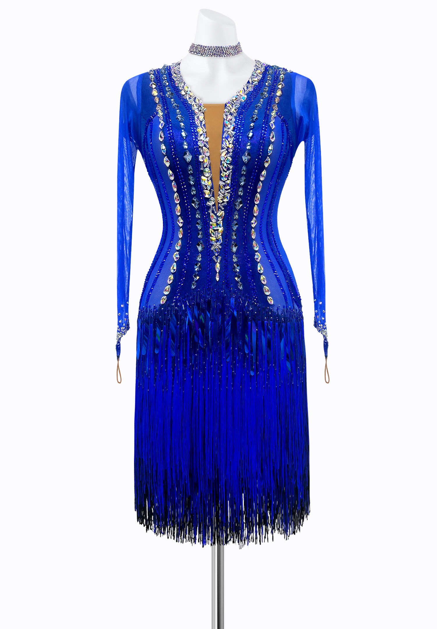 Azure Avalanche Latin Dress PR-L250042