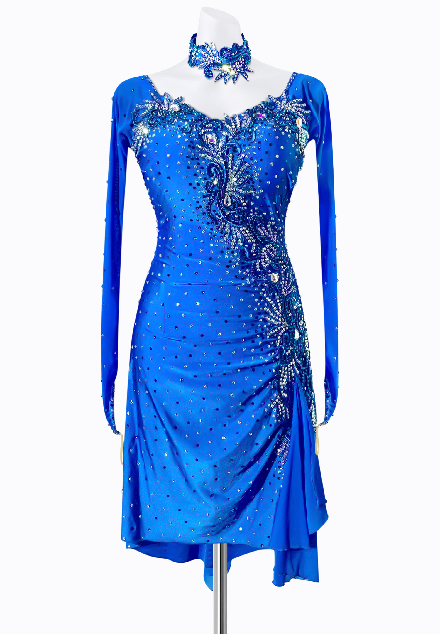 Pacific Applique Latin Dress JT-L2203