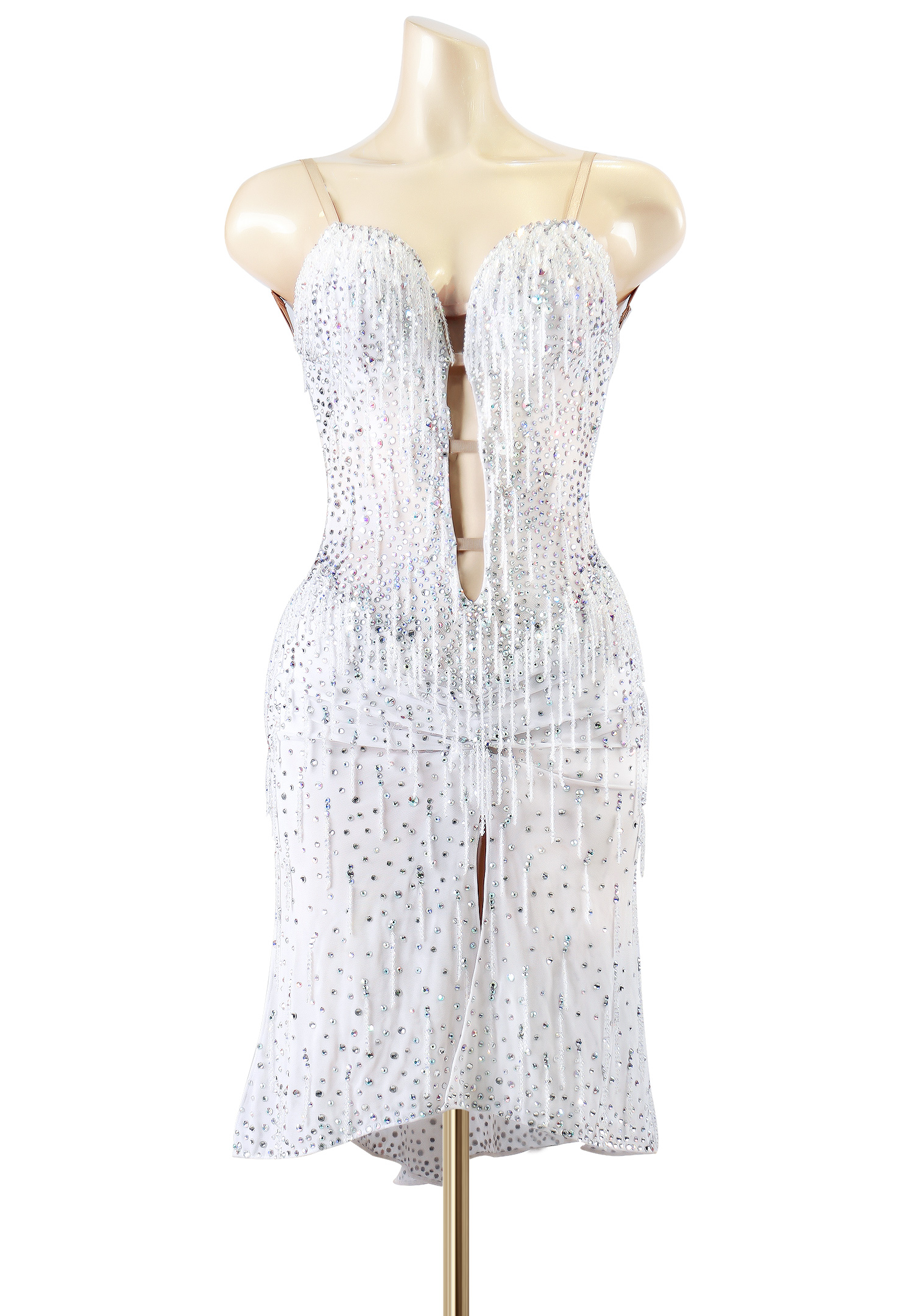 Plunging Sweetheart Latin Competition Dress PC-WL18024