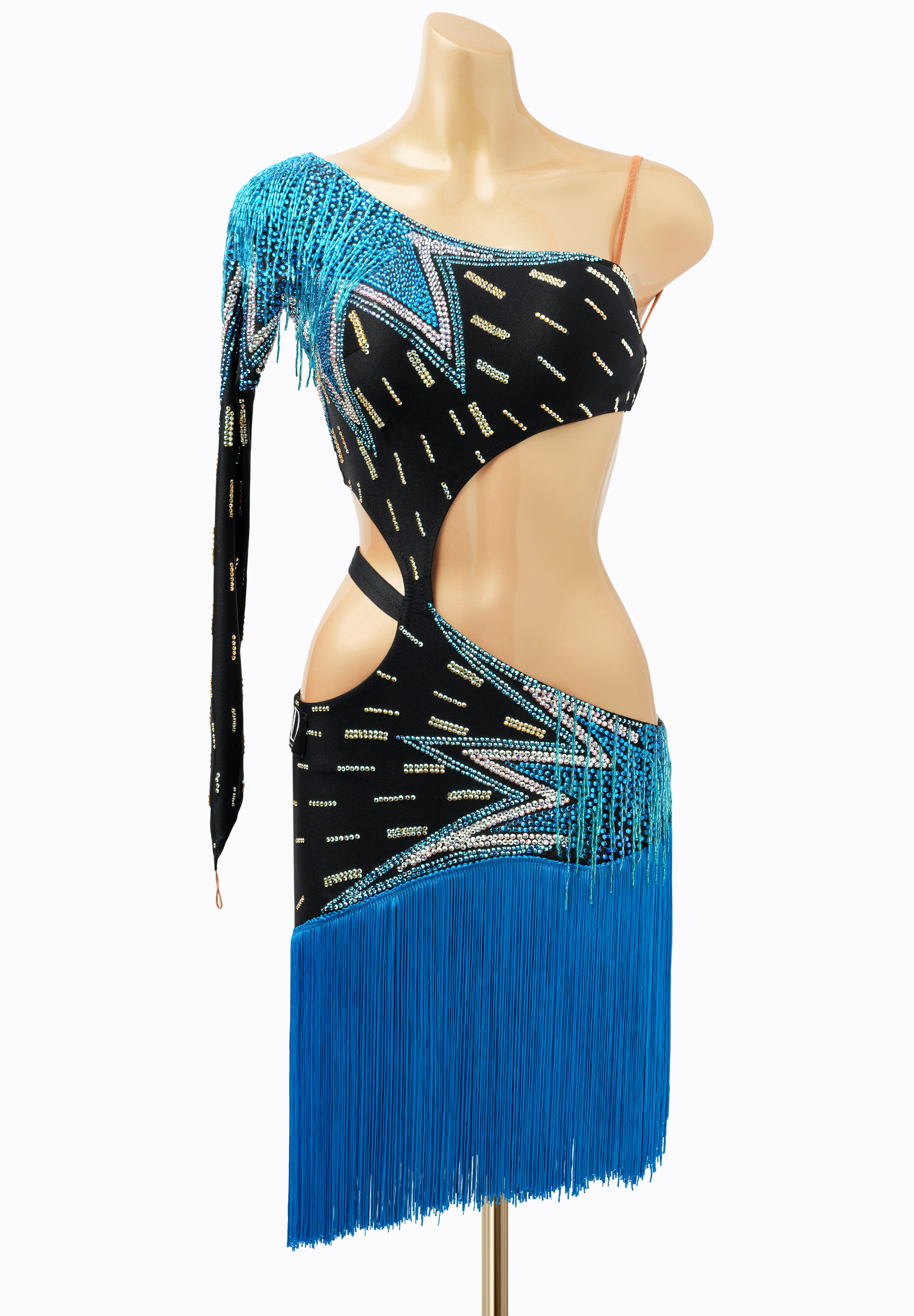 Retro Fringe Latin Dress AD-L2935