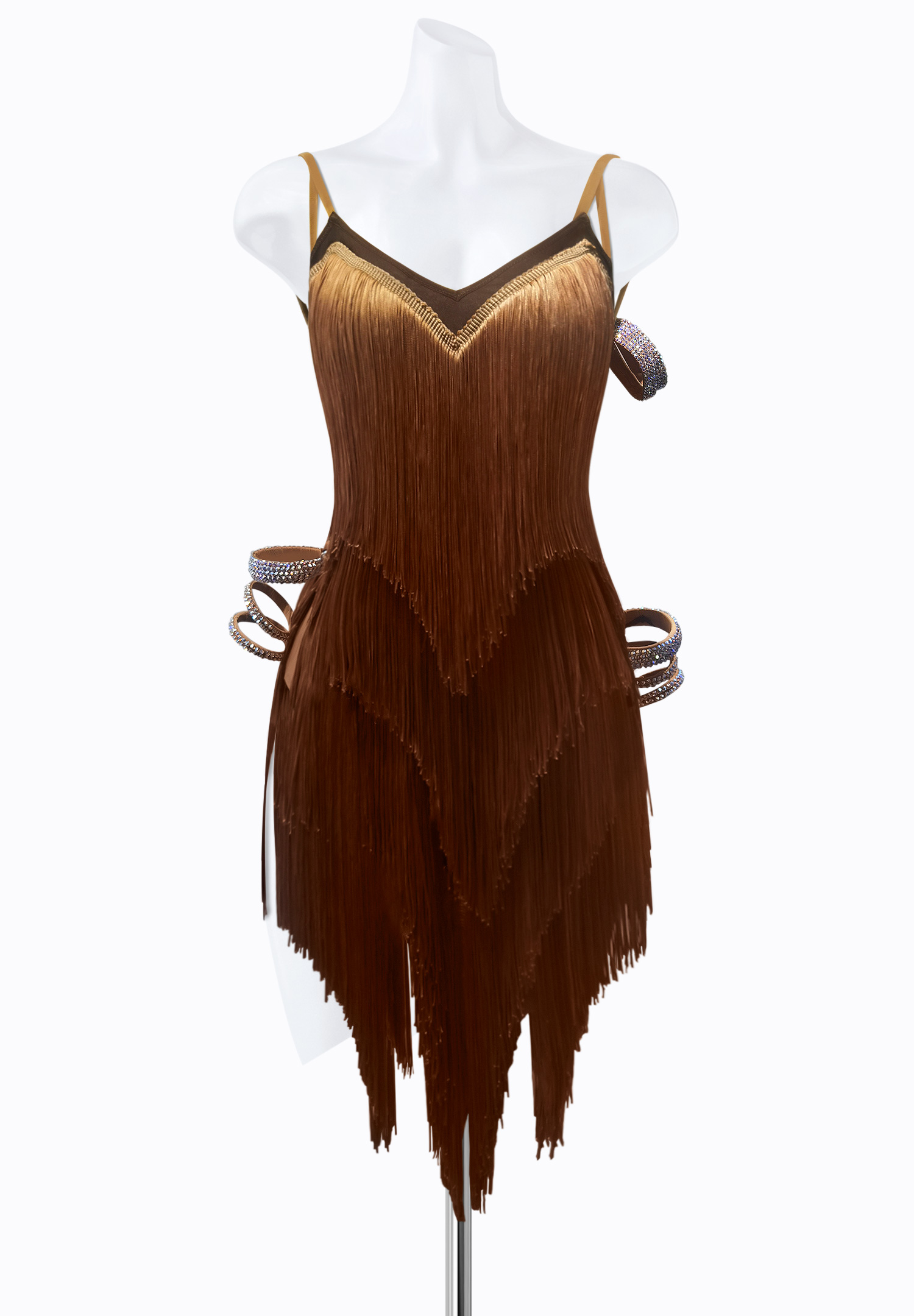 Rustic Fringe Latin Dress AM-L3646