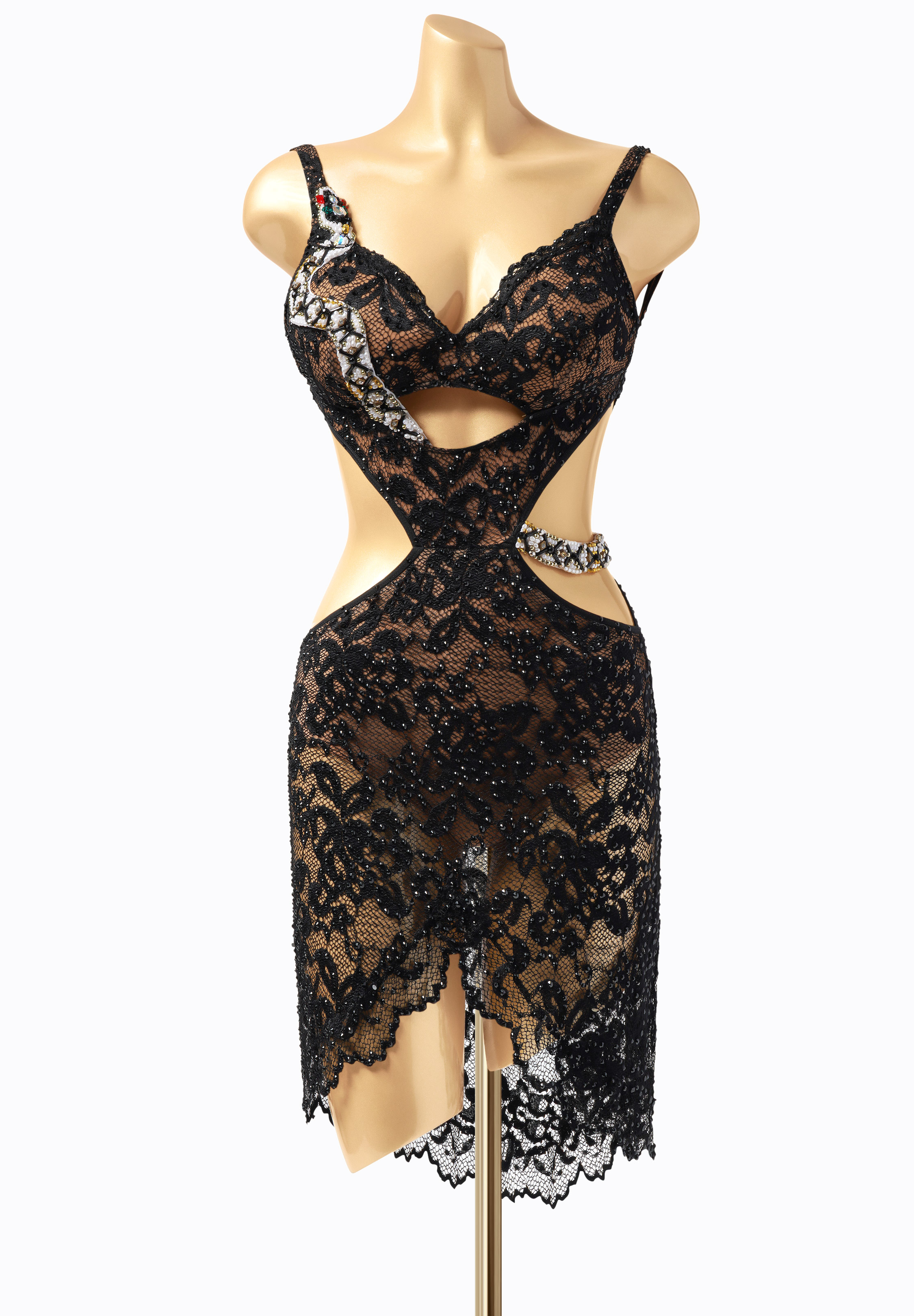 Sensu by Ina Serpent Lace Latin Dress