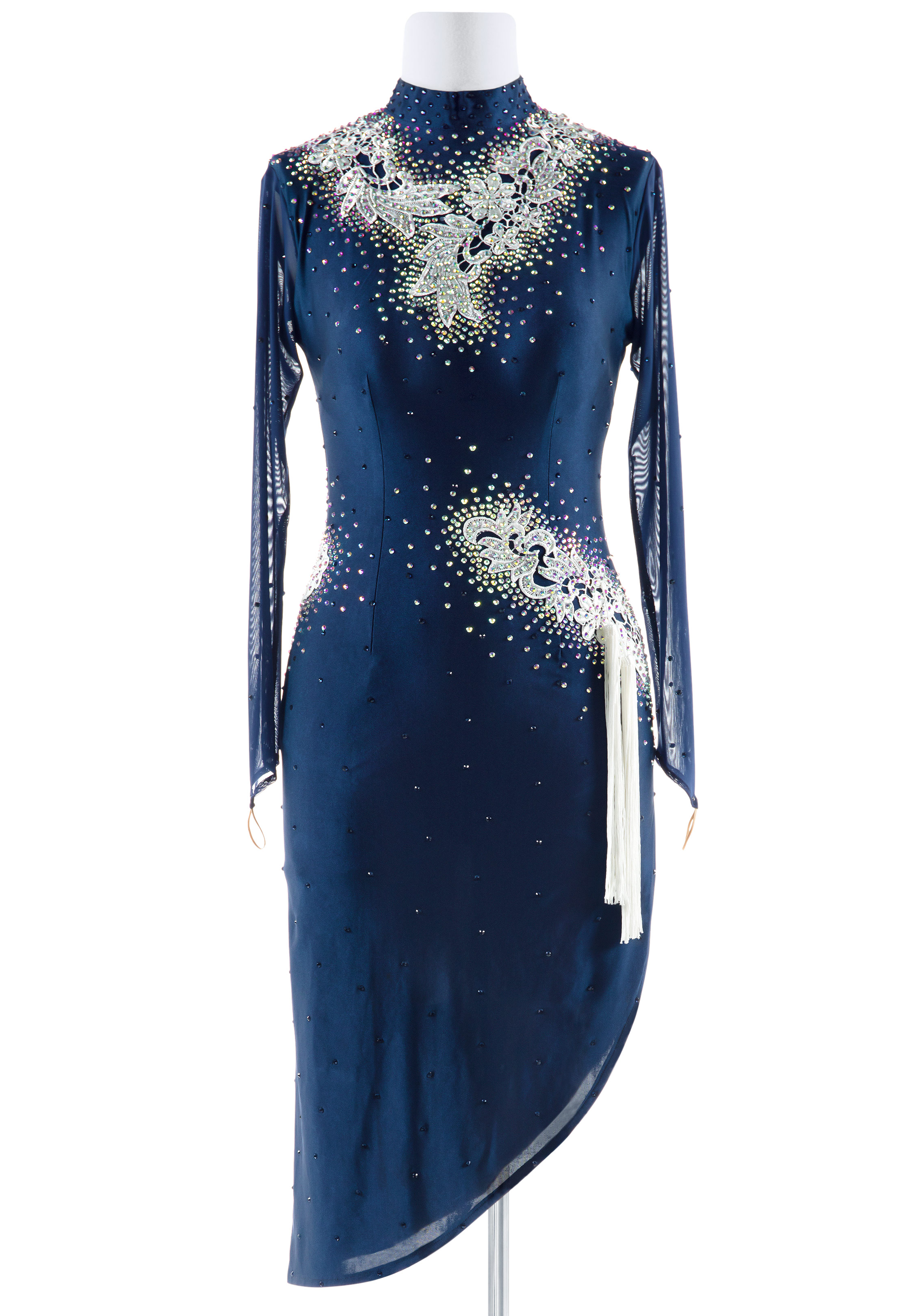 Sexy Revealing Cutout Latin Competition Dress VN-L5338