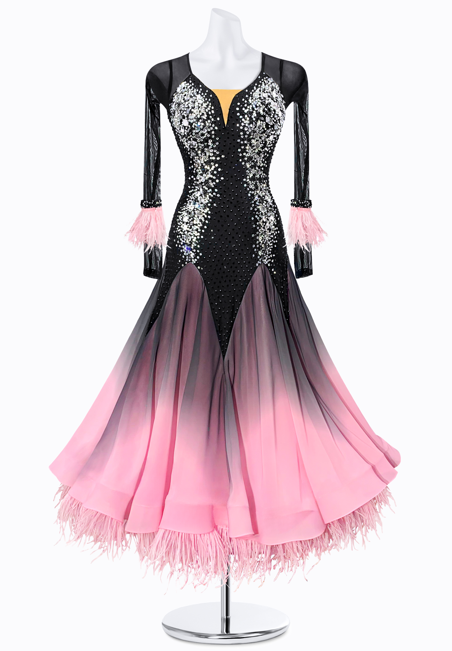 Soft Mist Ballroom Gown JT-B5057