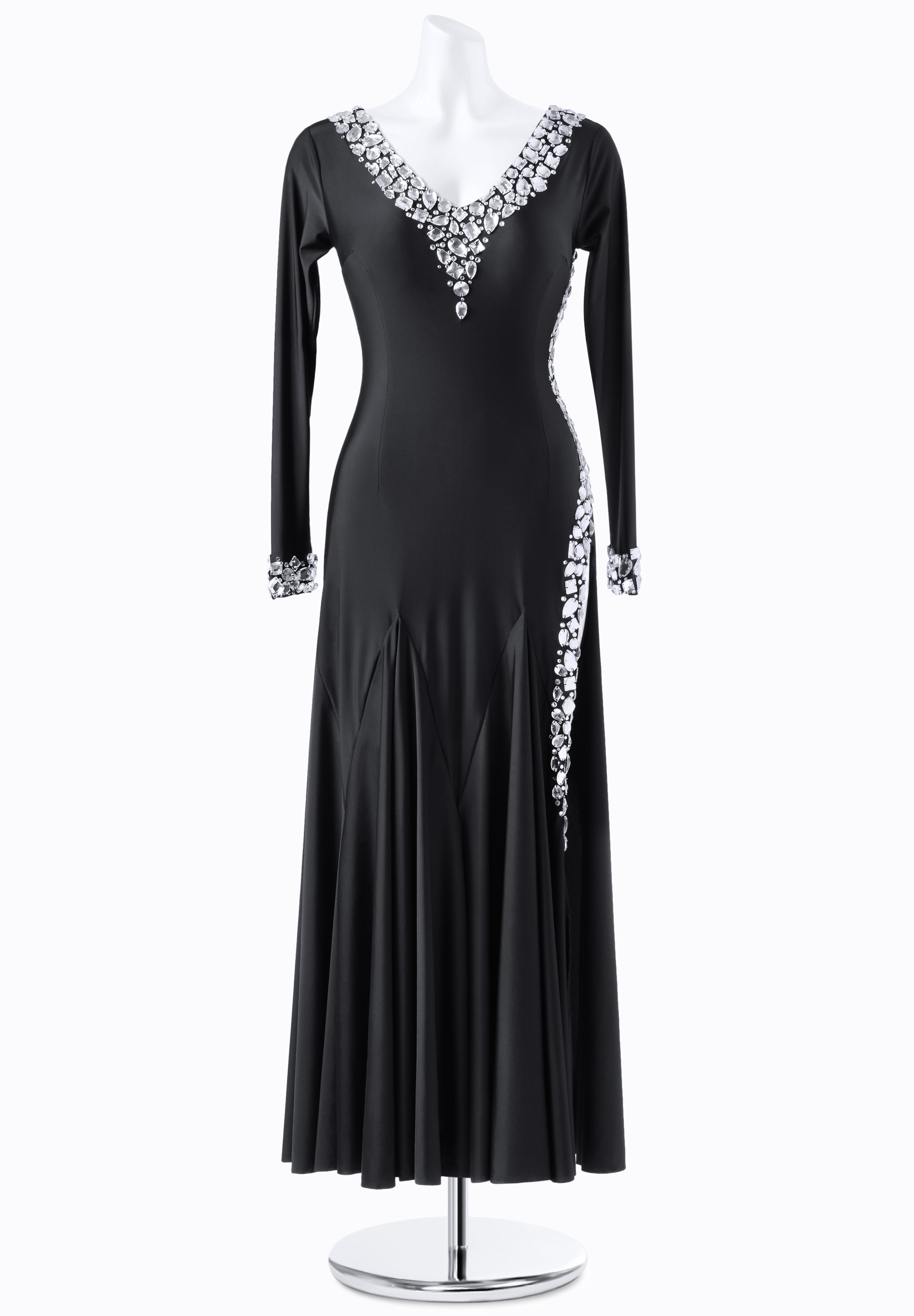 Strappy Crystal Smooth Dress AM-B3325