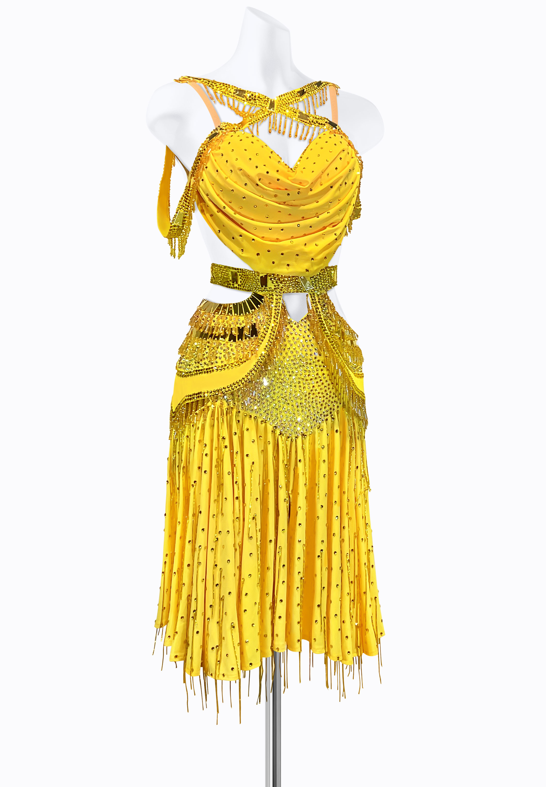 Sunshine Crystal Latin Dress PR-L225056