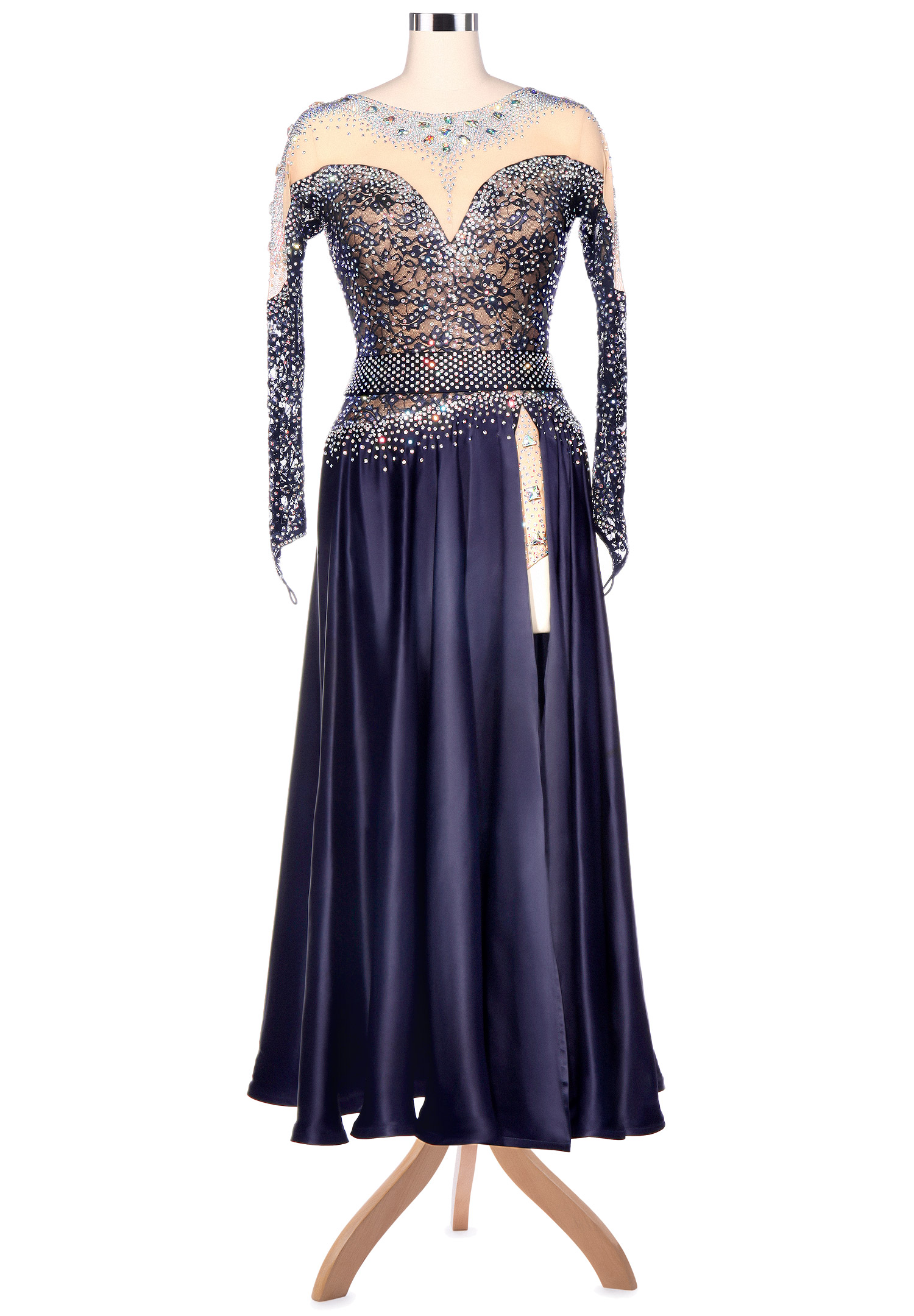 Sweetheart Sparkle Side Split American Smooth Dance Dress VN-A5206