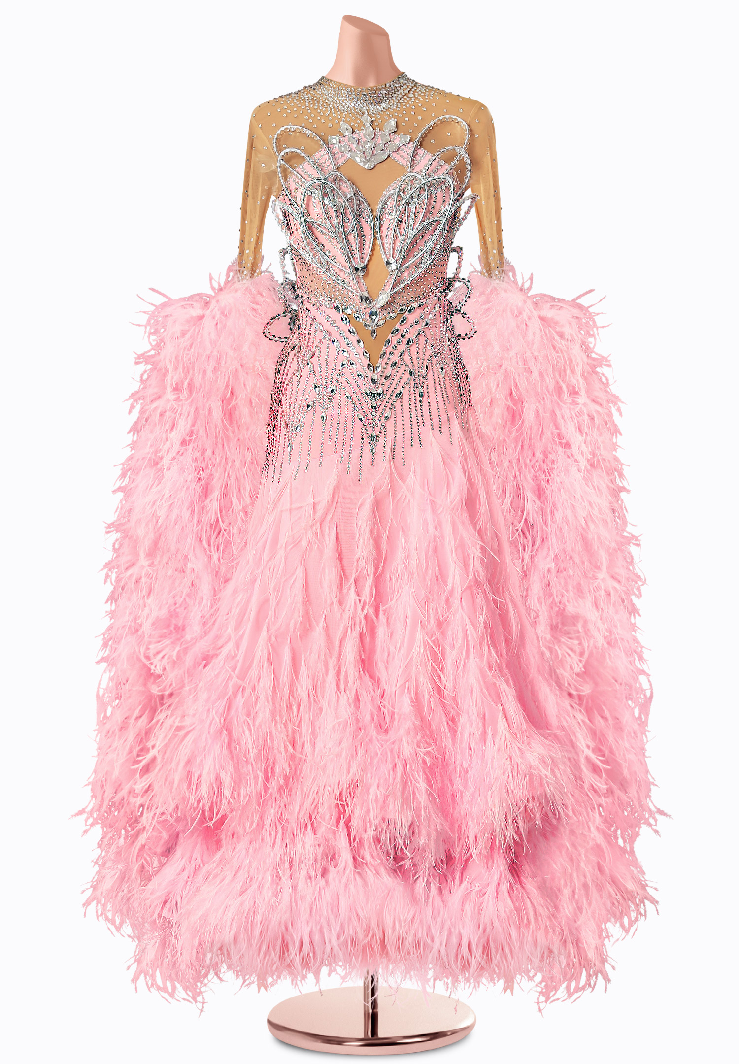 Blushing Shine Ballroom Gown TID-BM1147