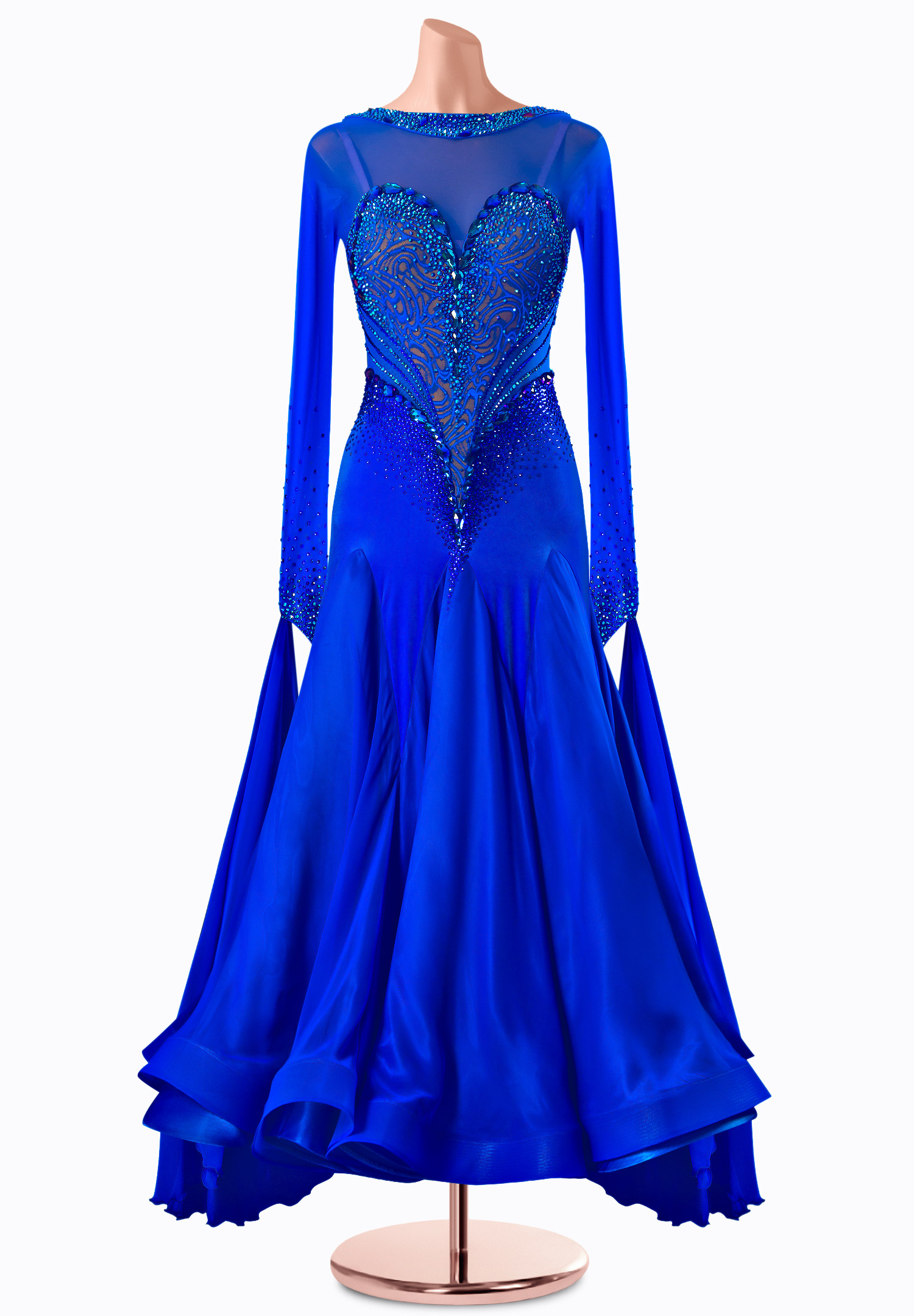 Azure Amour Ballroom Gown TID-BM1154