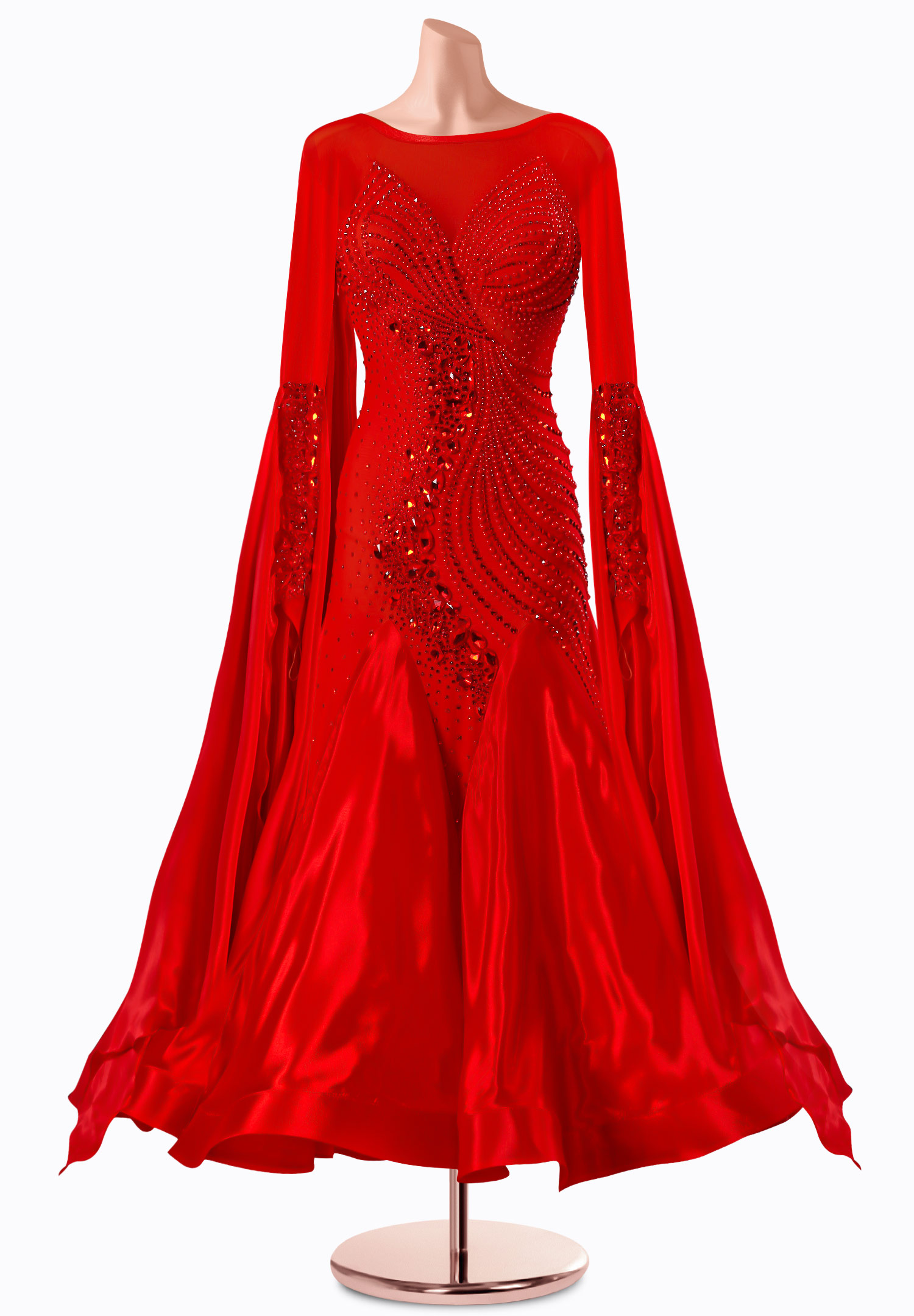 Starlit Swirl Ballroom Gown TID-BM1190