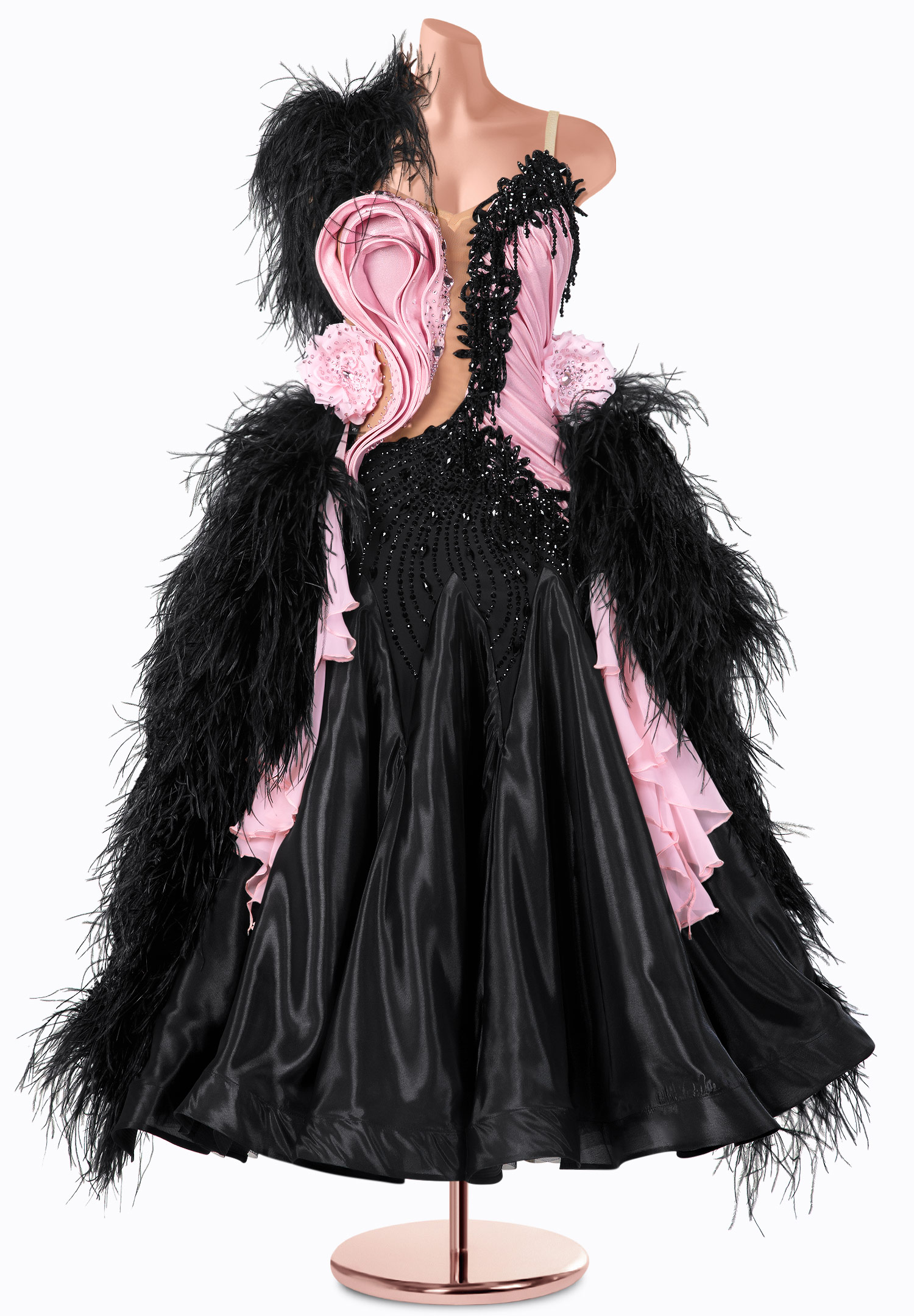 Shadow Rose Ballroom Gown TID-BM1328