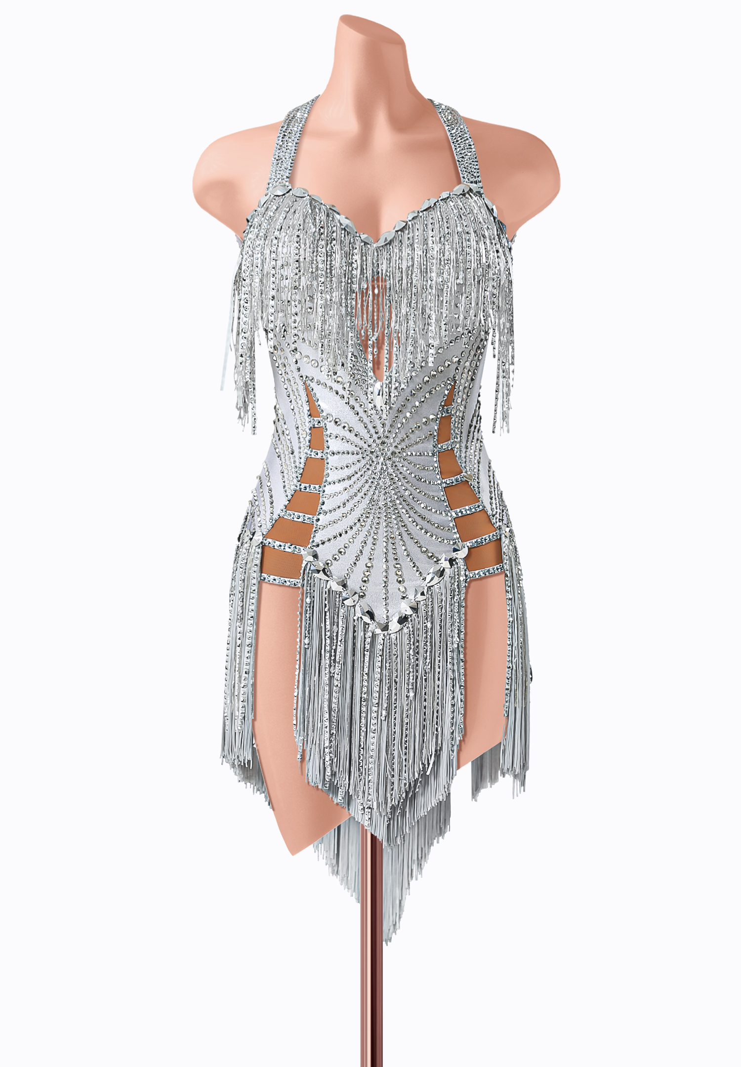 Metallic Groove Latin Dress TID-LM1118