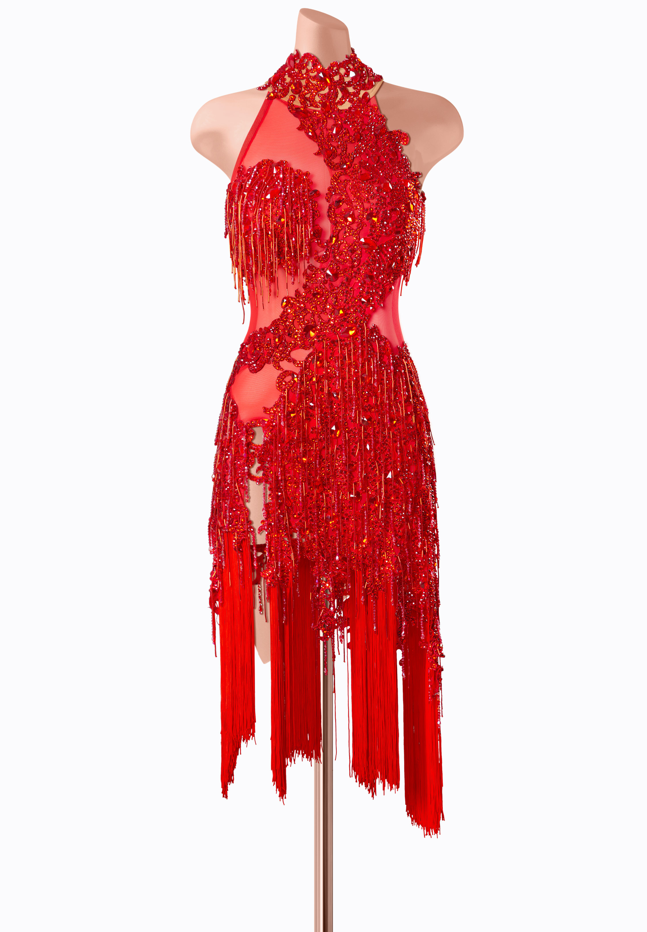 Alluring Blaze Latin Dress TID-LM1339