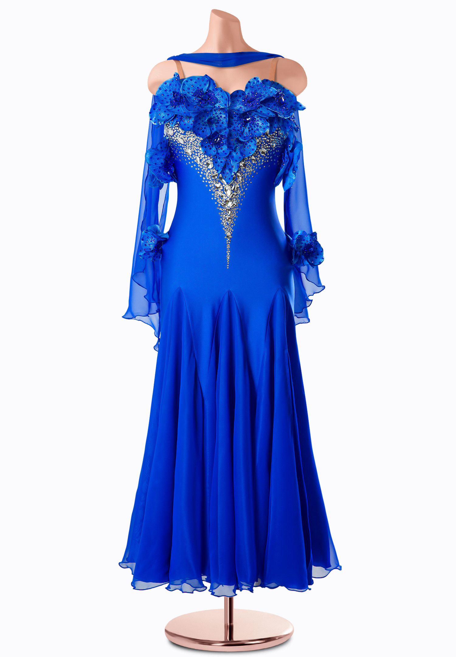 Azure Petal Smooth Gown TID-SM1311