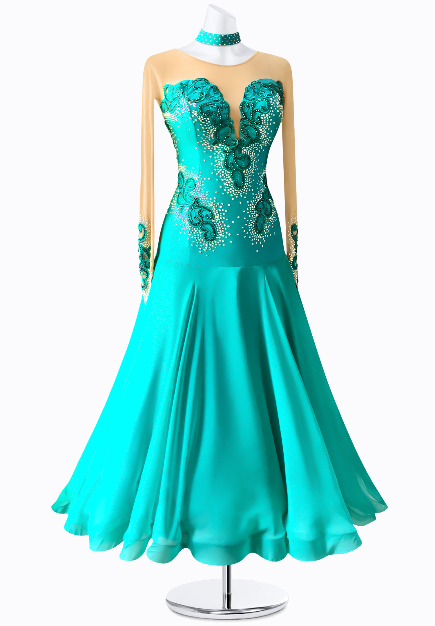 Tranquil Applique Ballroom Gown JT-B3793