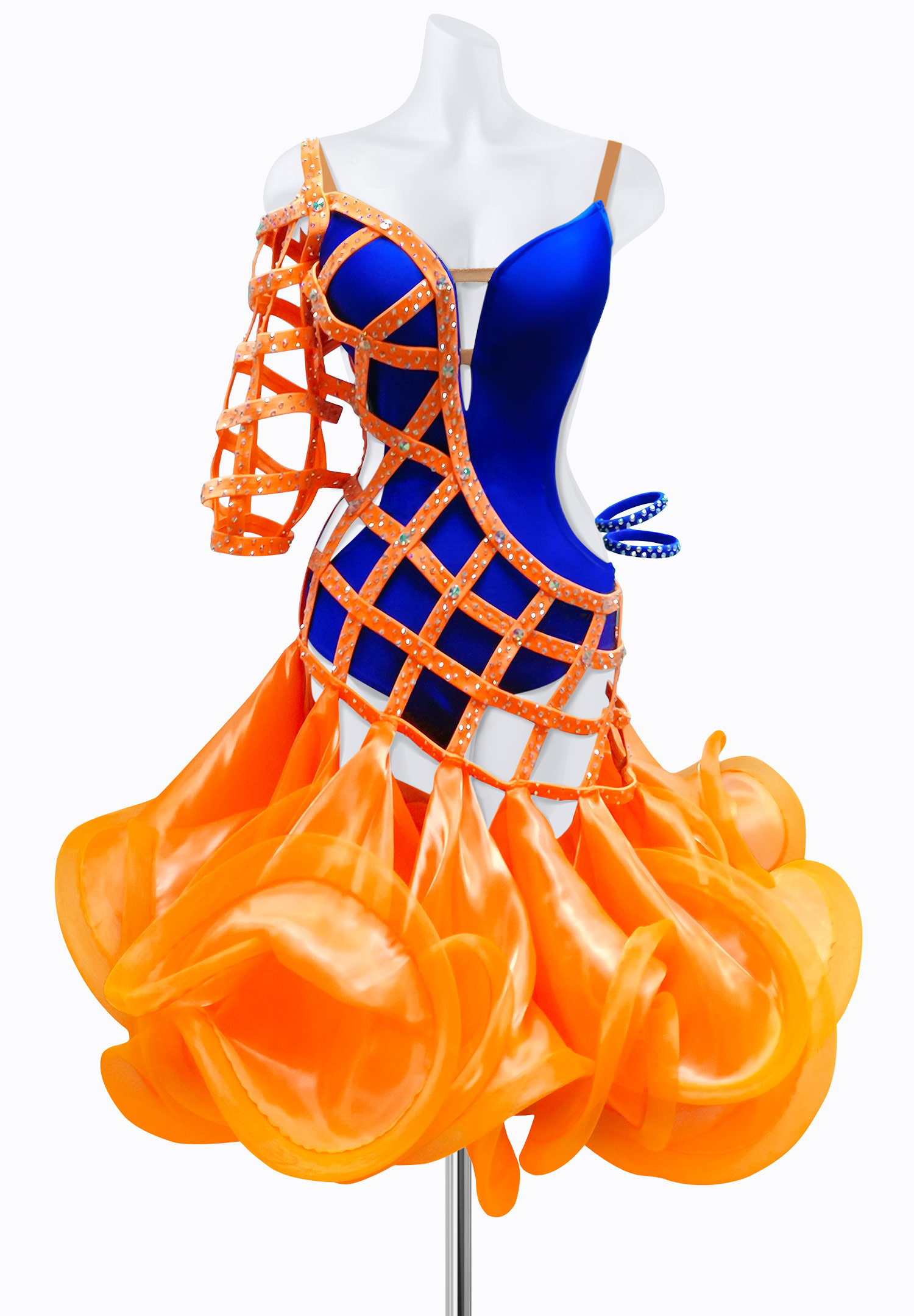 Ultra Mesh Latin Dress AM-L3040