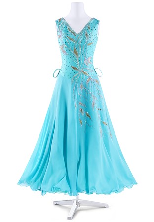 Whimsical Leaf Ballroom Gown BA-VSB014