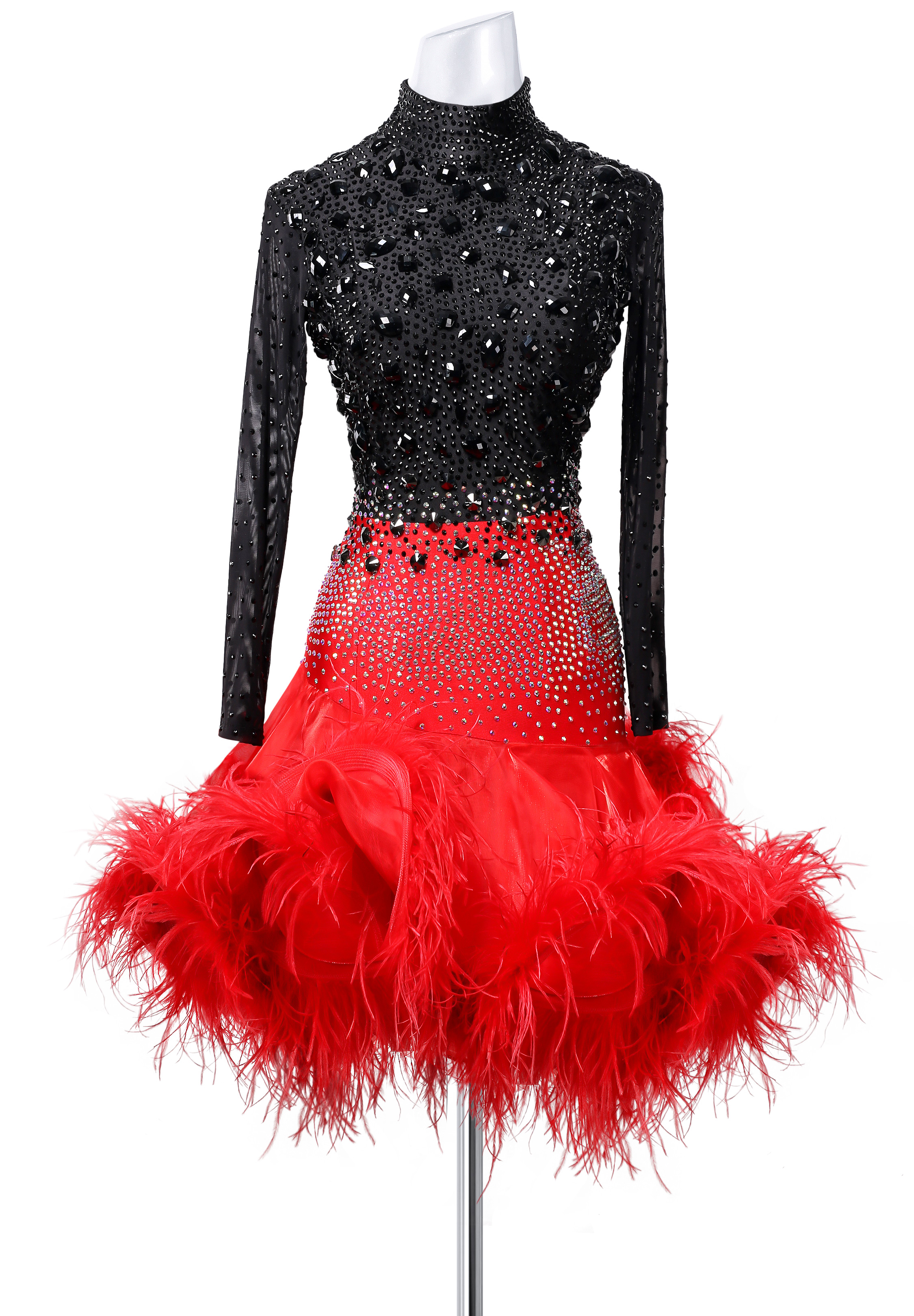 Wicked Crystal Latin Dress MQ-L293