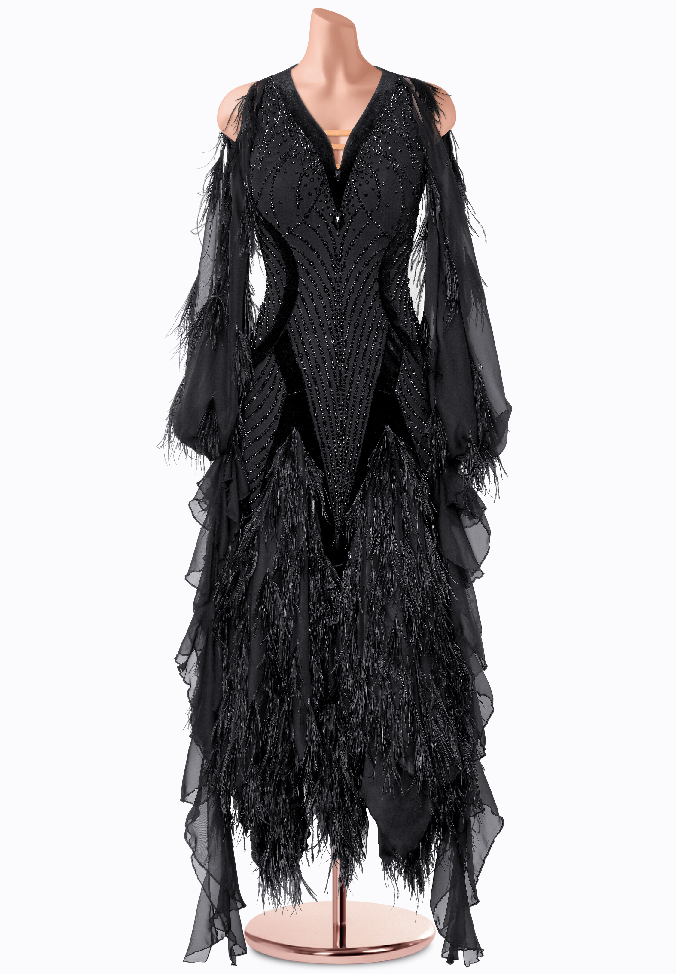 Wicked Swan Smooth Gown MF-S0453