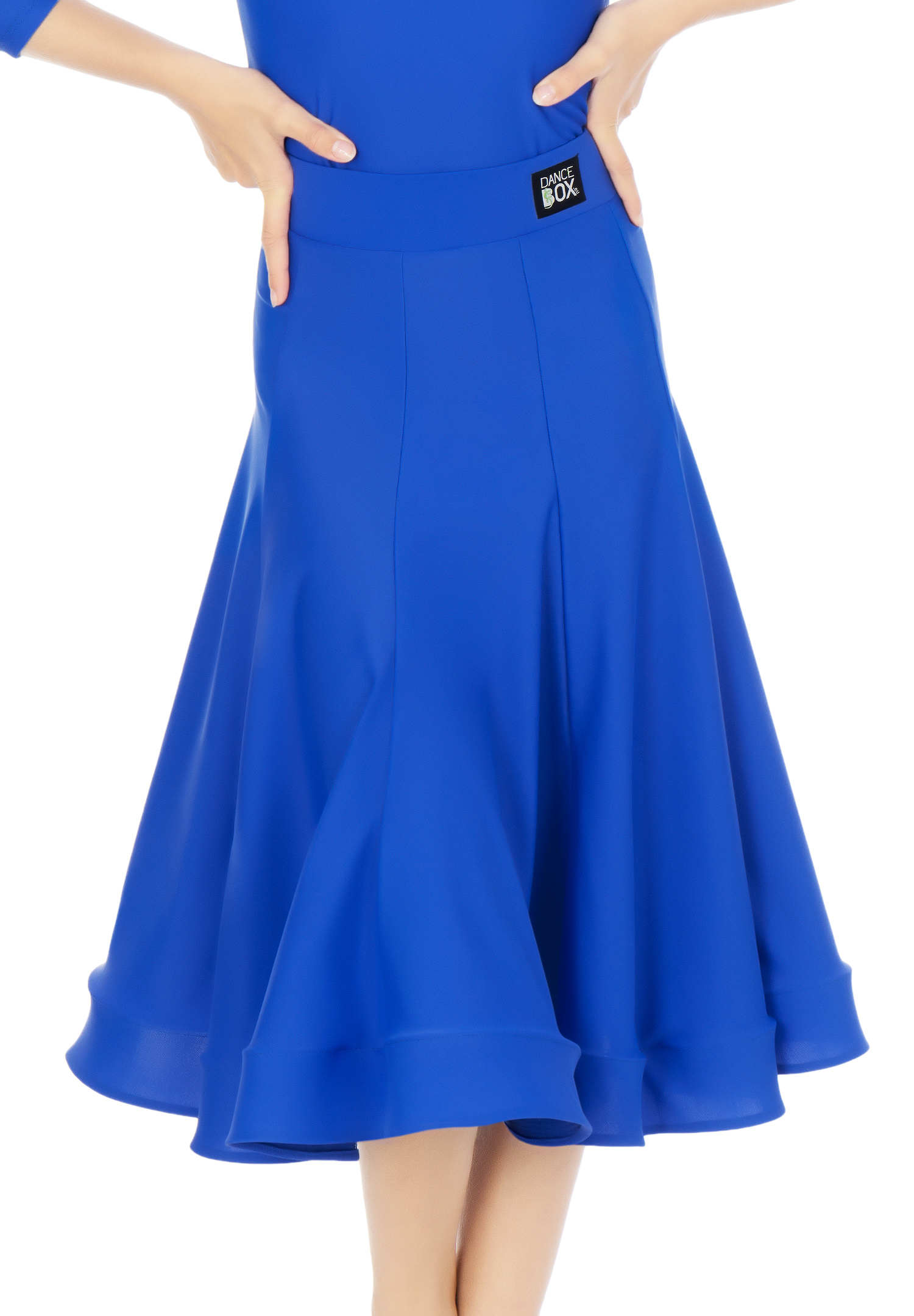 Dance Box Juvenile Britney Ballroom Skirt G20120010-01 Cobalt