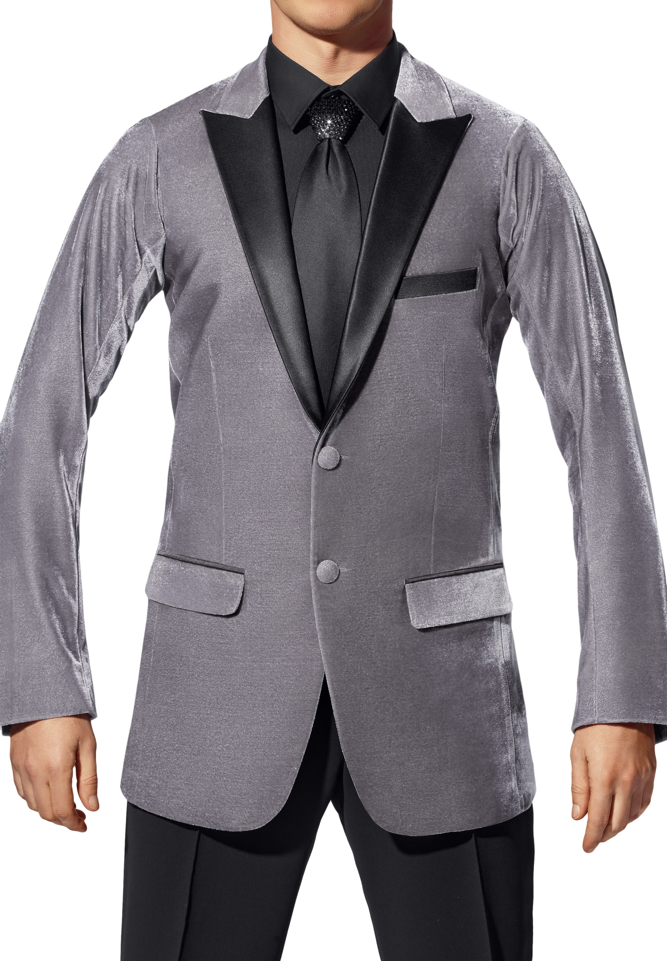 Asimu Cabernet American Smooth Jacket ASM-602-Light Grey Velvet