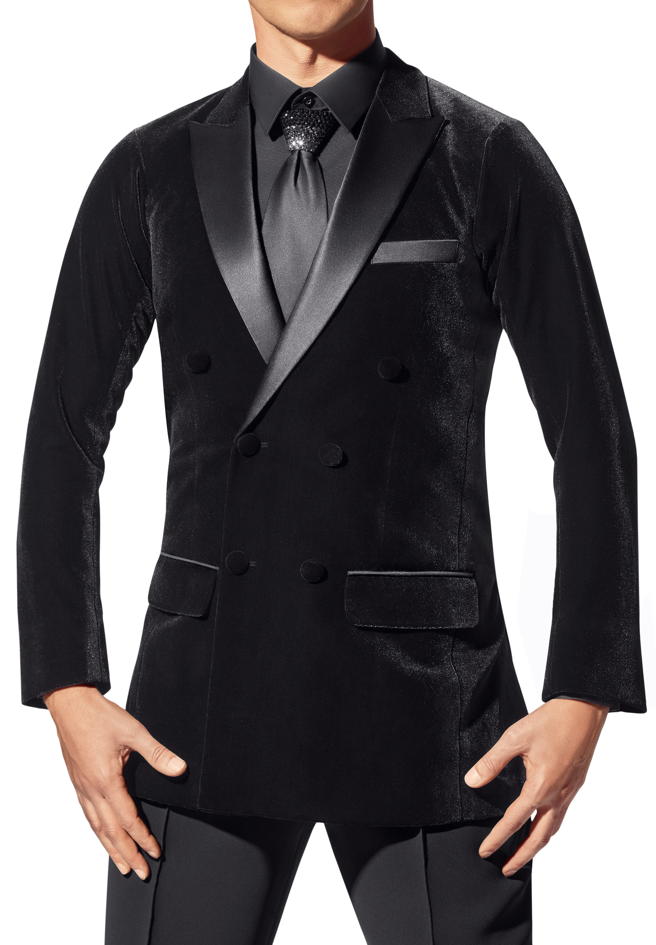 Asimu Midnight American Smooth Jacket ASM-613-Black Velvet 01