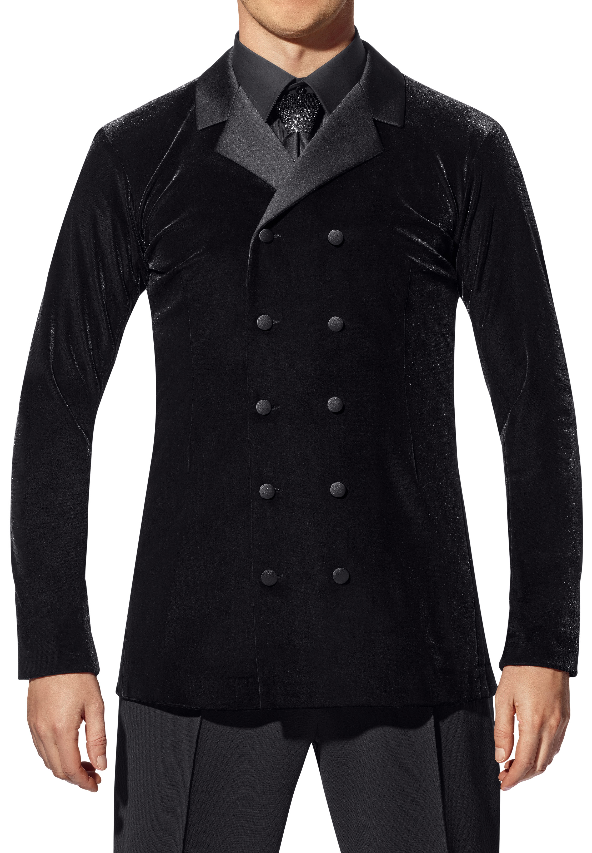 Ballroom Ave by DSI Modern Smooth Jacket SM106-Black Velvet