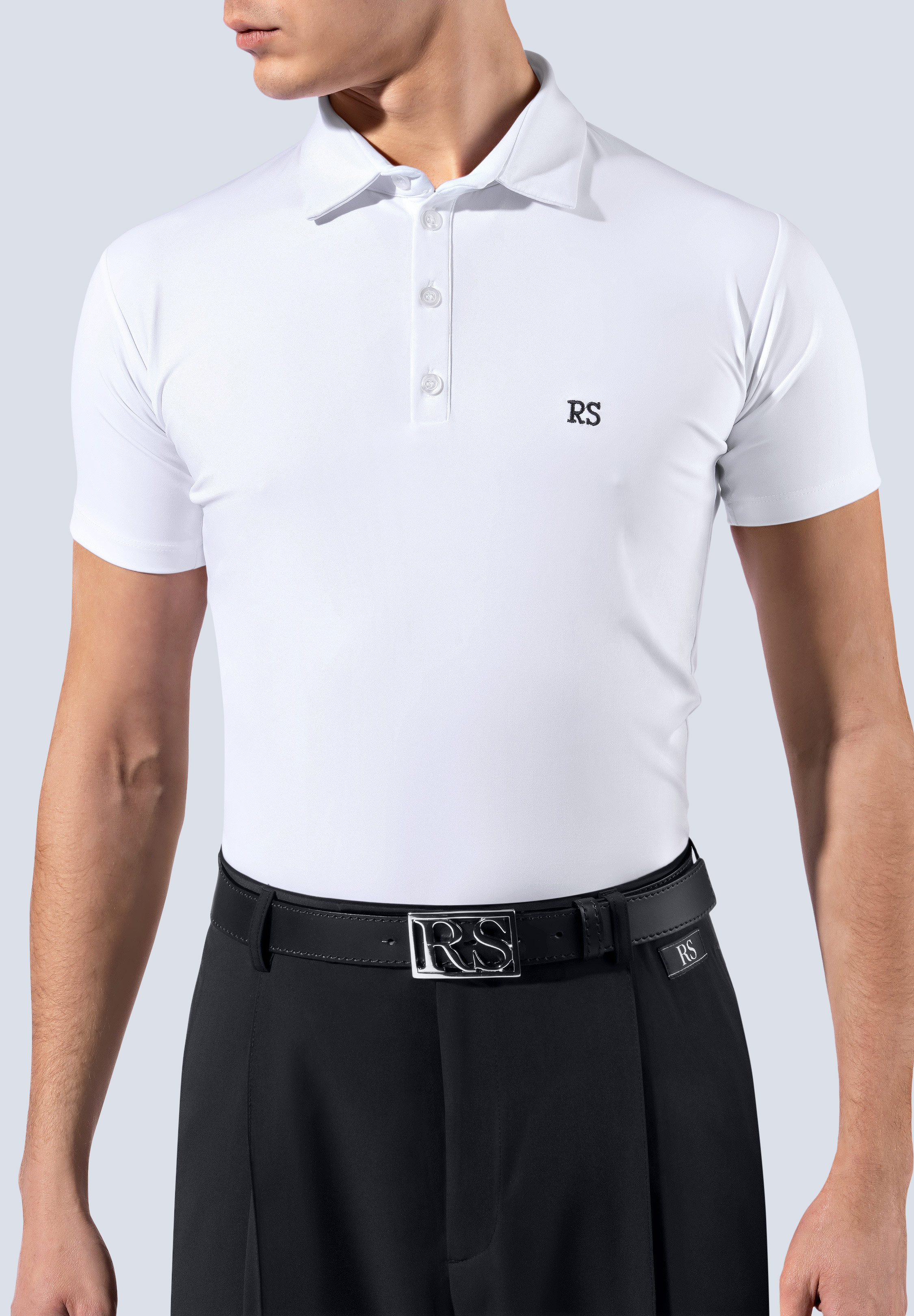 RS Atelier Lapo Mens Polo Shirt-White