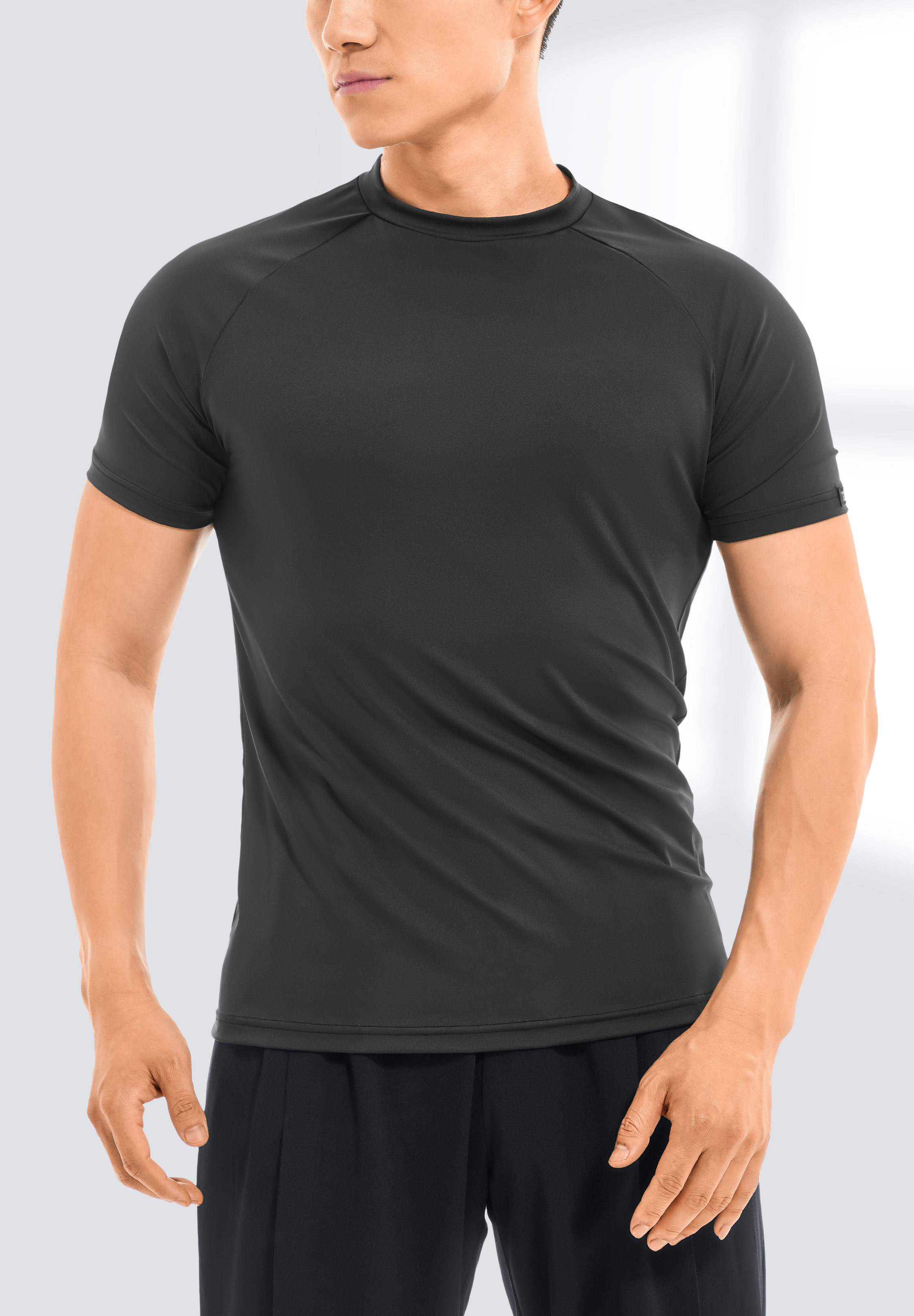 TDANCE Mens Slim Fit Casual Shirt BS-0038-Grey