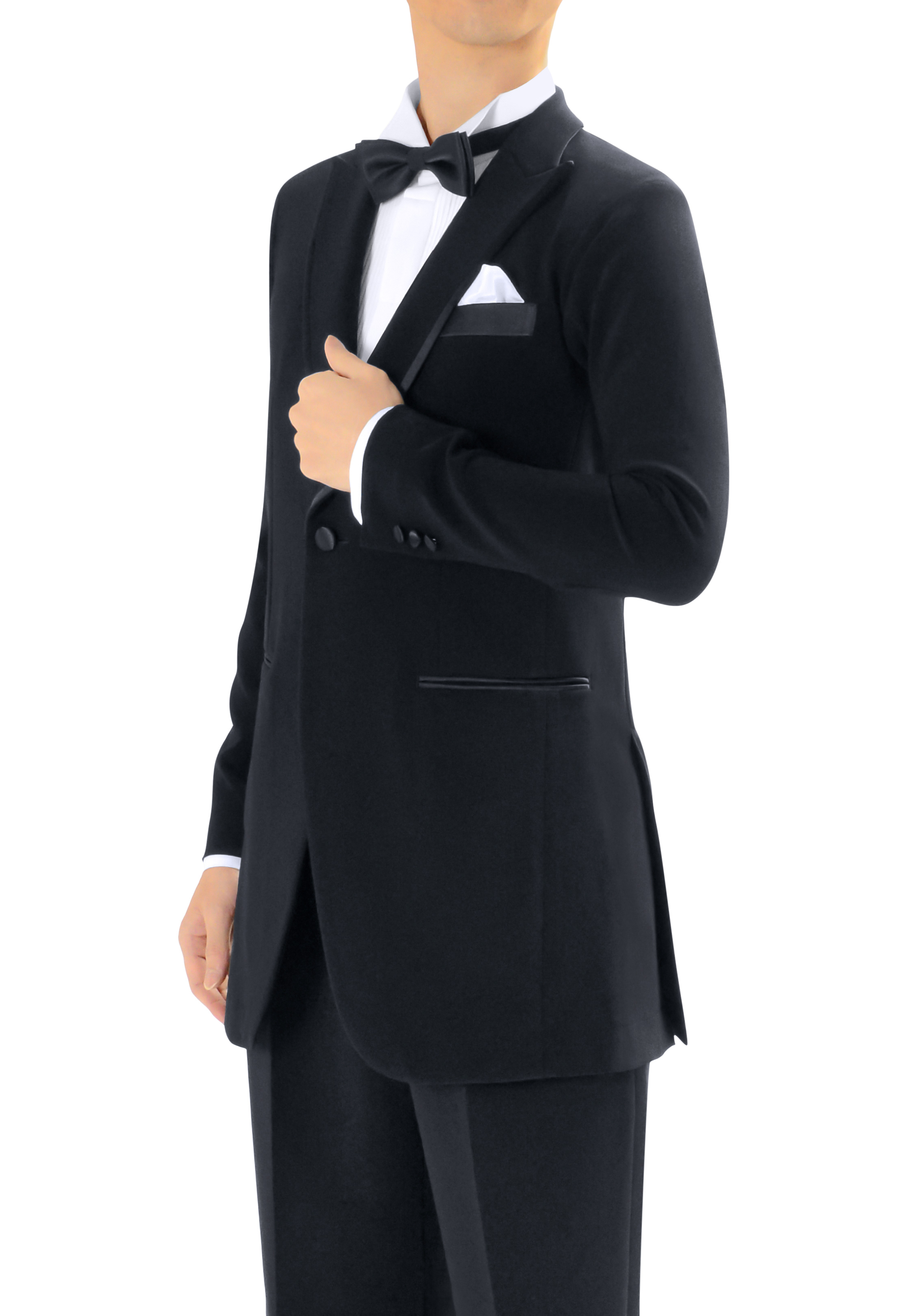 Taka Mens Smooth Dance Jacket MJ25-Black